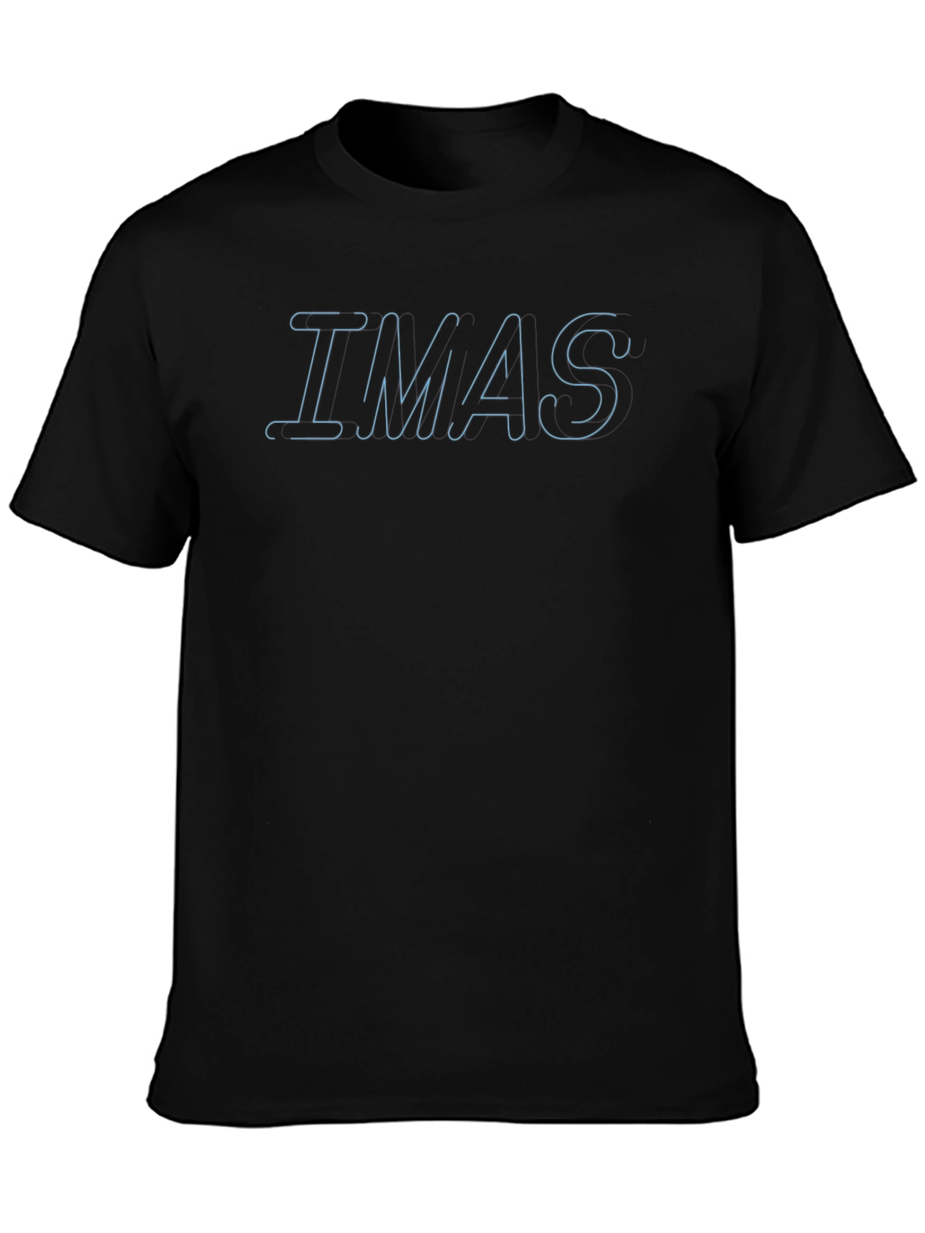 IMAS Graphic Tee - Casual Black T-Shirt