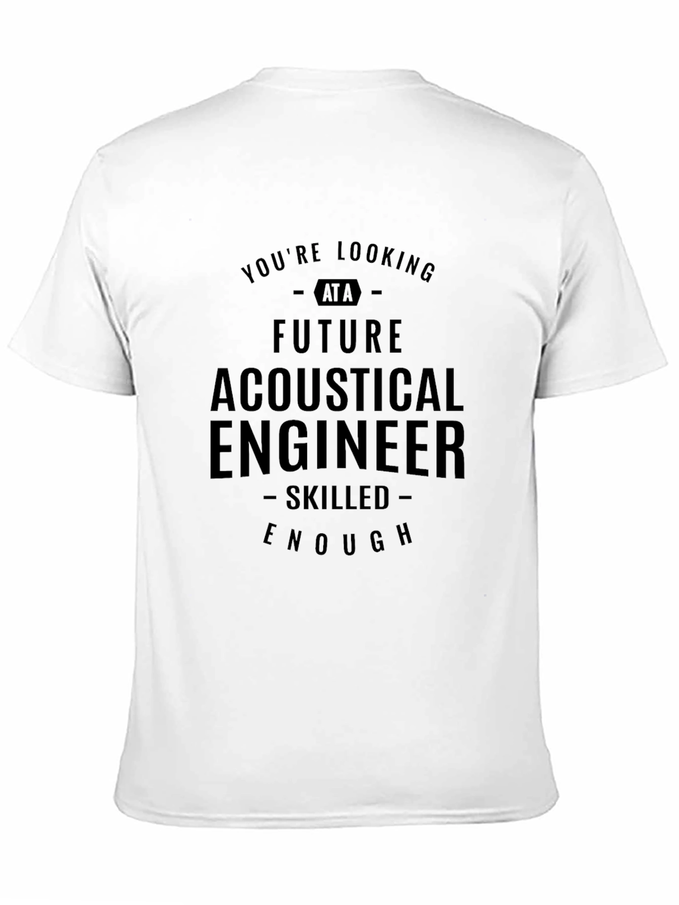 Future Acoustical Engineer Black T-Shirt
