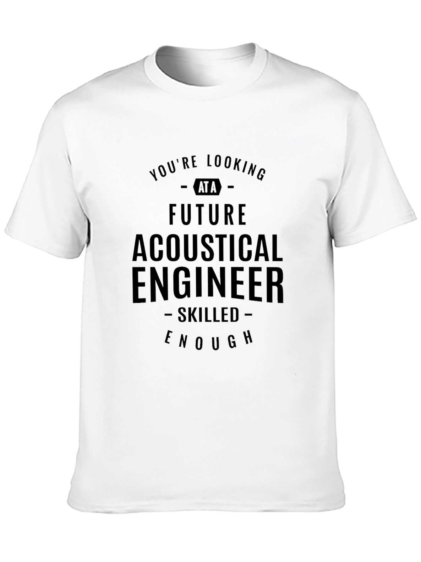 Future Acoustical Engineer Black T-Shirt