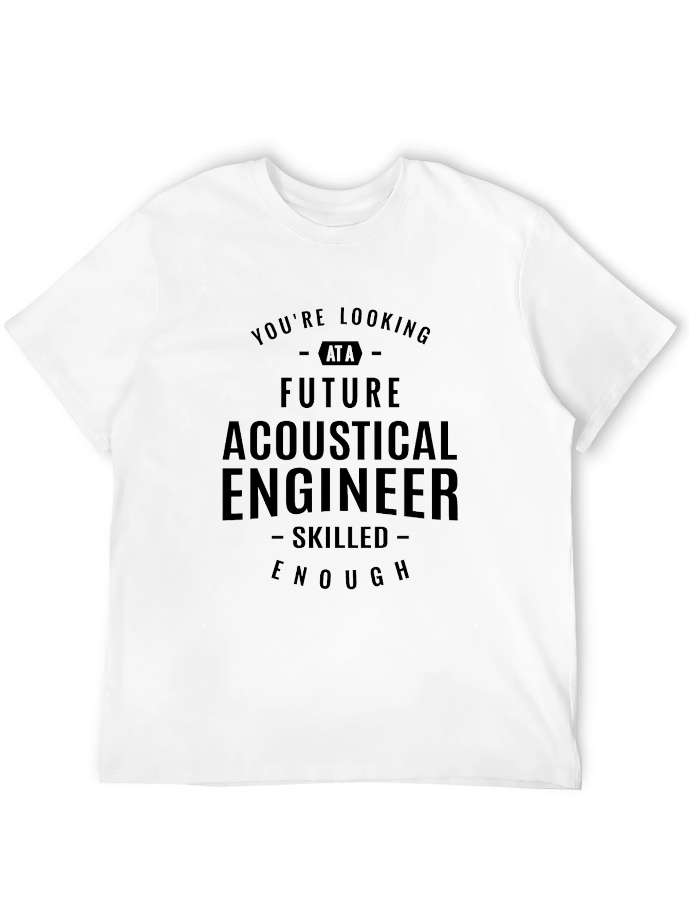 Future Acoustical Engineer Black T-Shirt