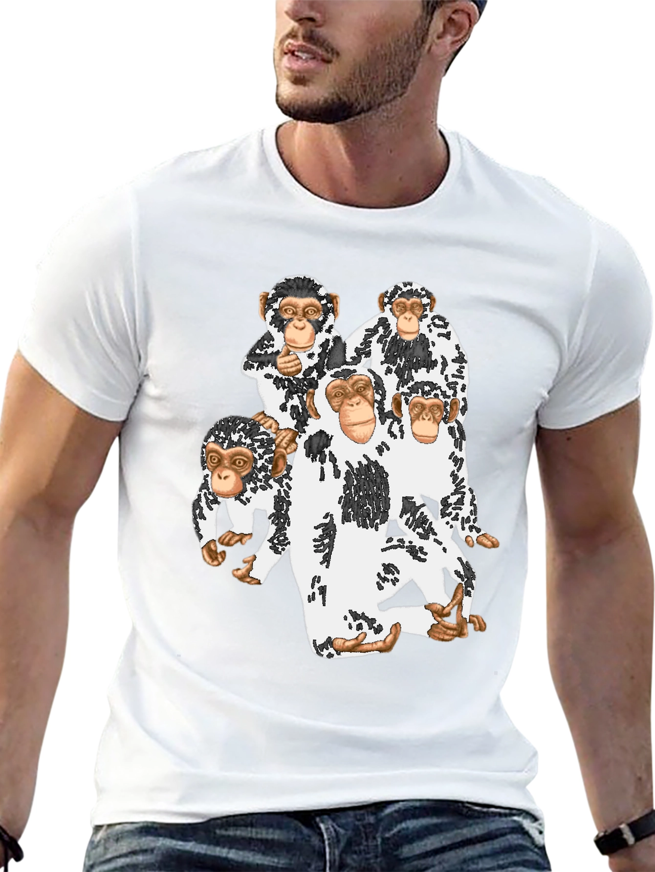 Monkey Business T-Shirt | Black Tee