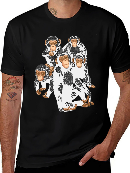 Monkey Business T-Shirt | Black Tee