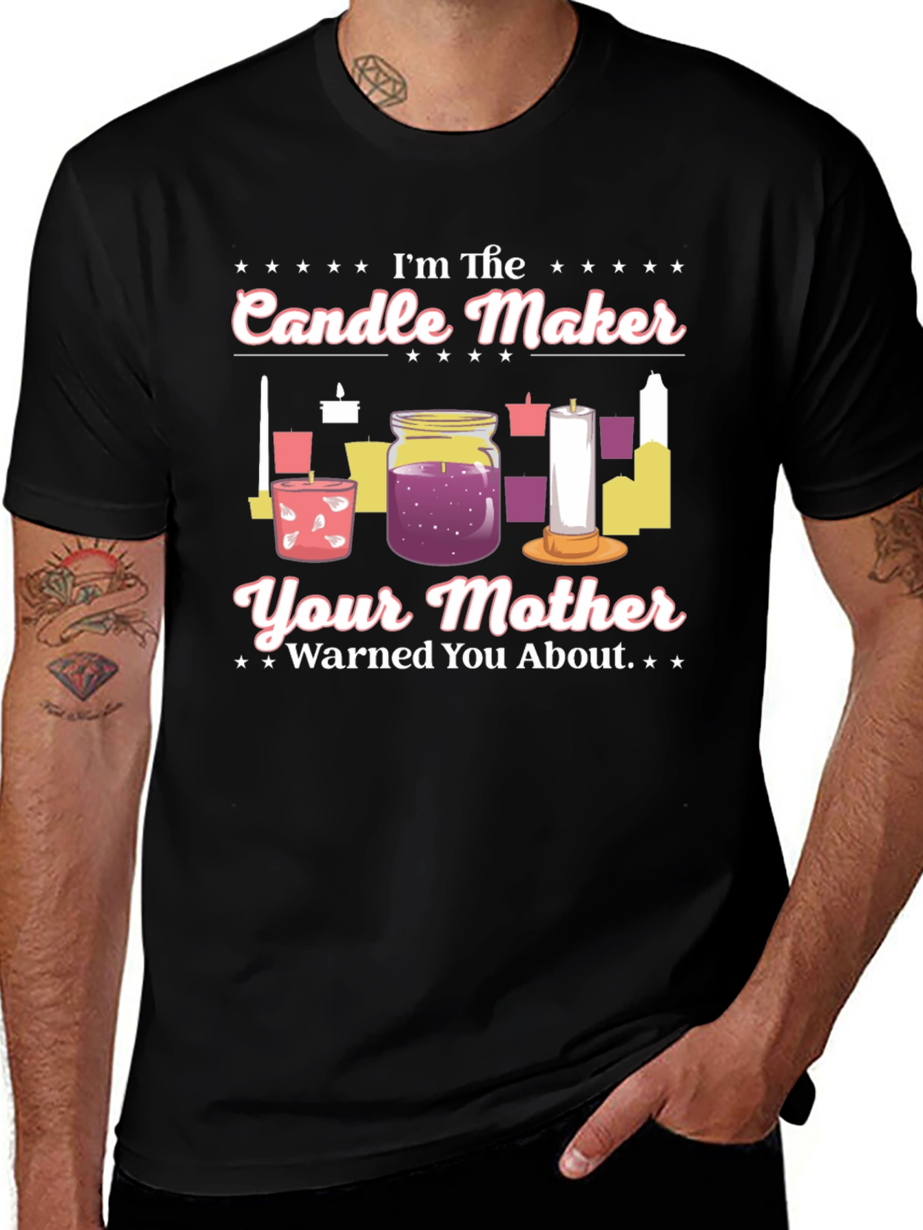 Candle Maker T-Shirt - Novelty Graphic Tee