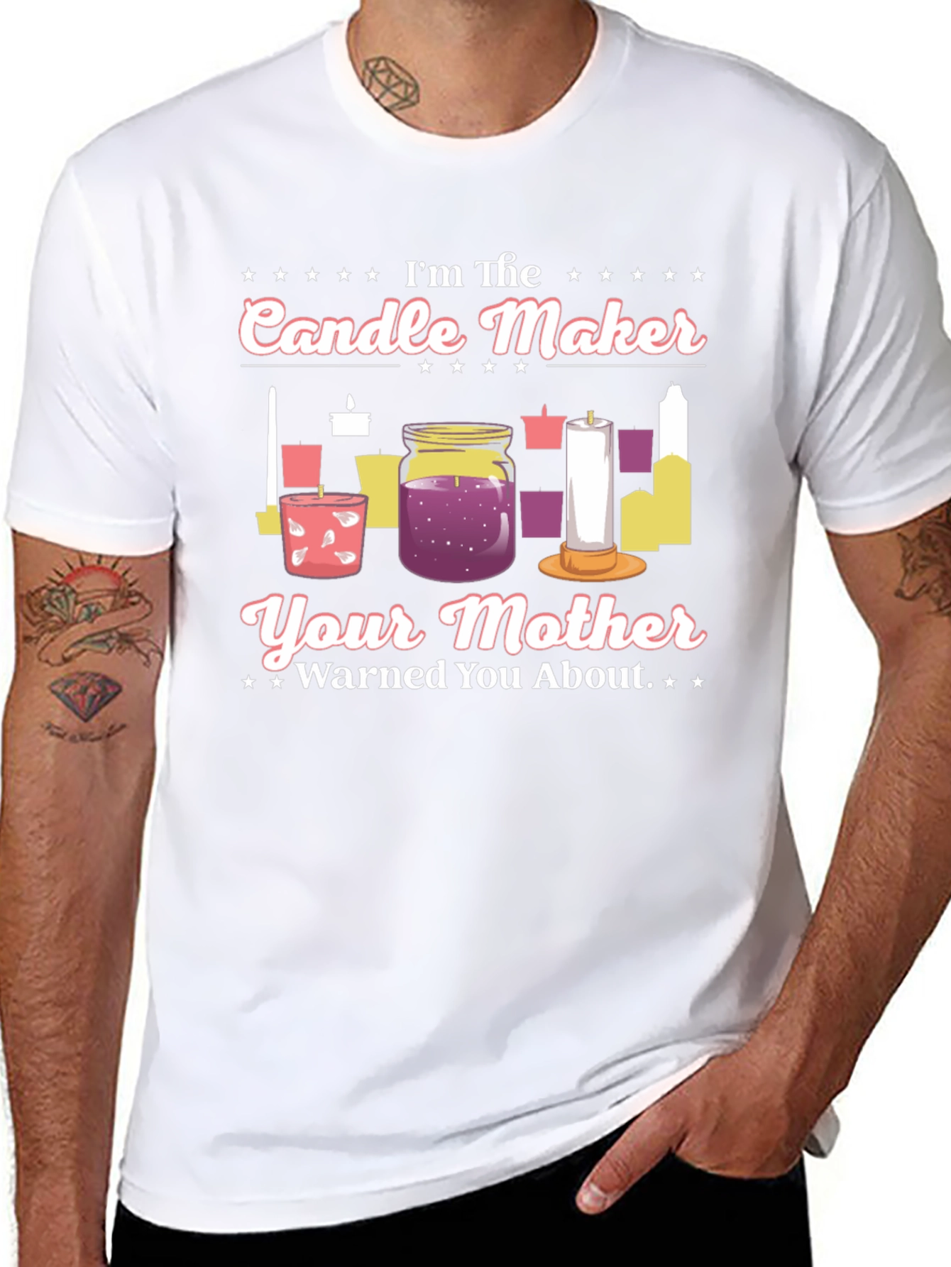 Candle Maker T-Shirt - Novelty Graphic Tee