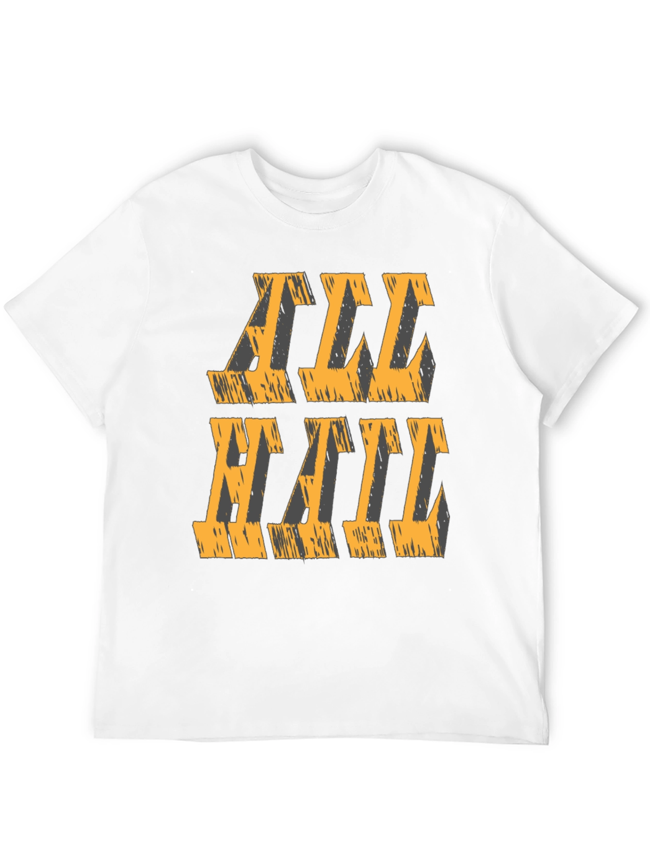 All Hail Graphic Print Black T-Shirt