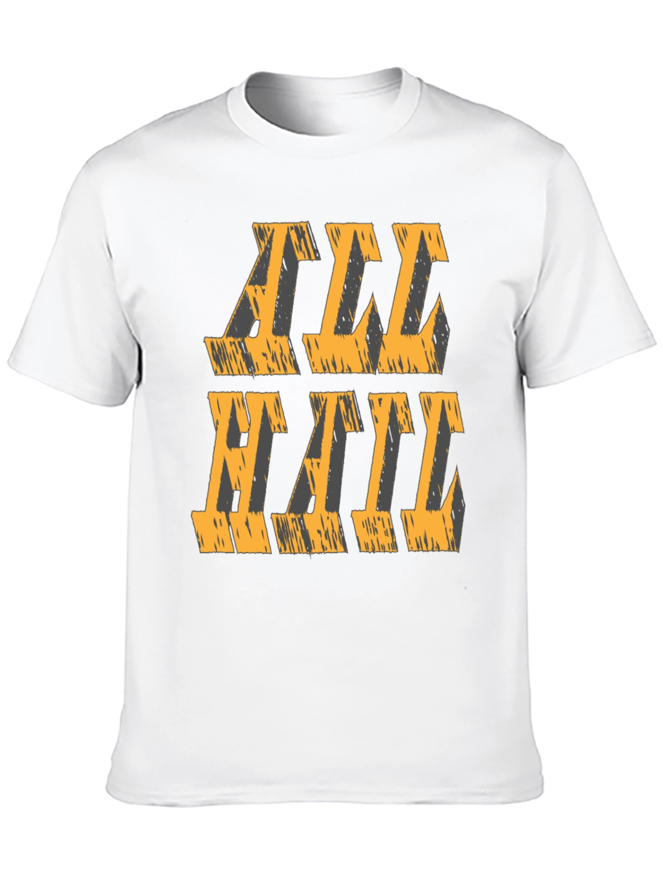 All Hail Graphic Print Black T-Shirt