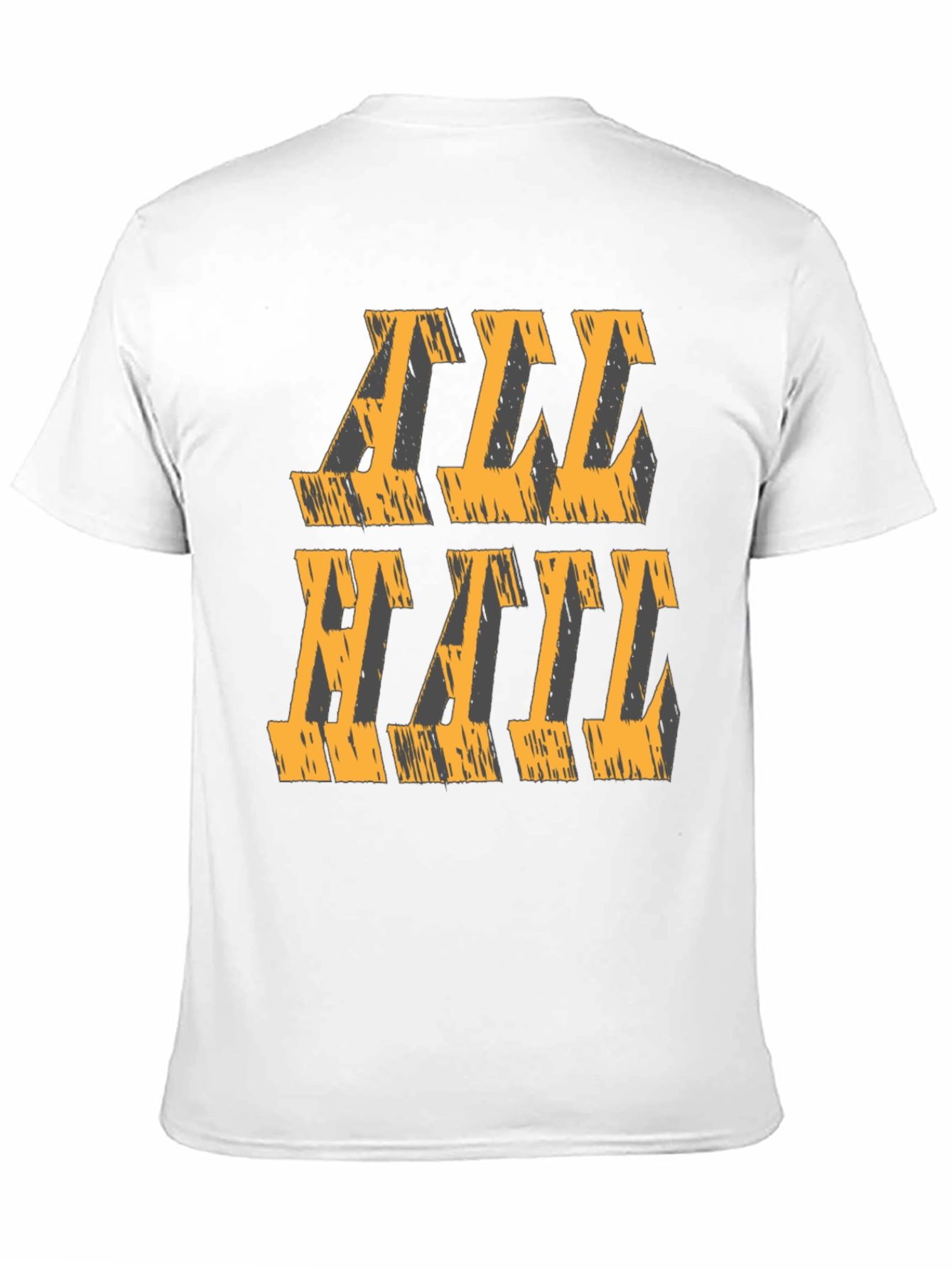 All Hail Graphic Print Black T-Shirt