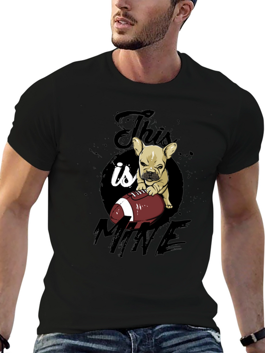 This is Mine Bulldog Graphic T-Shirt