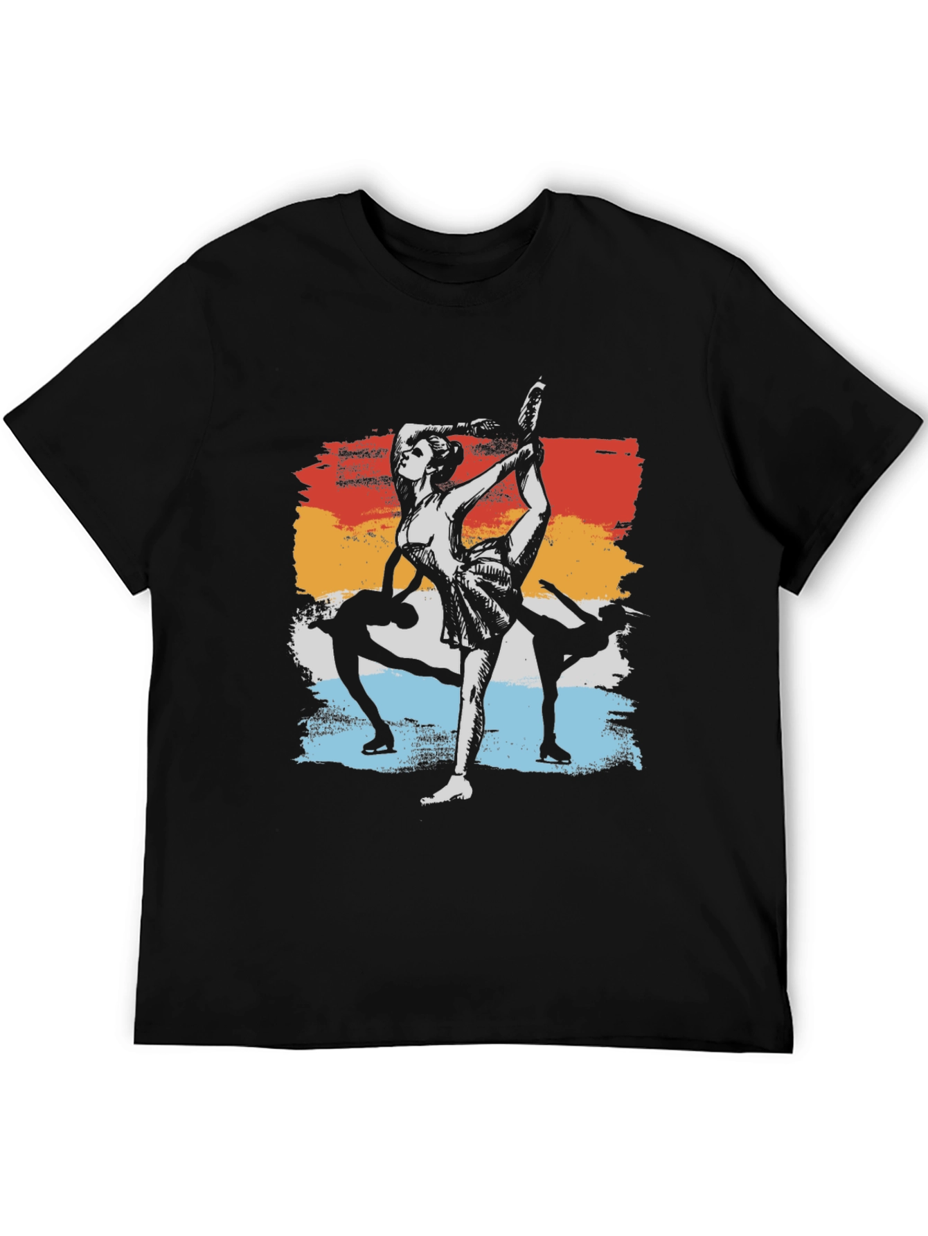 Ballet Dancer Graphic T-Shirt - Retro Style
