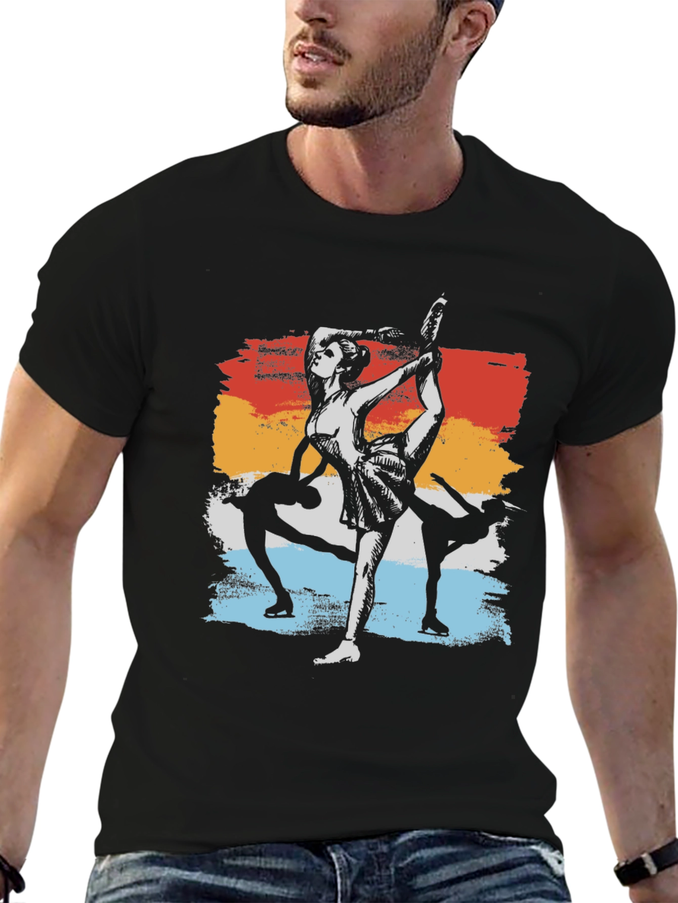 Ballet Dancer Graphic T-Shirt - Retro Style