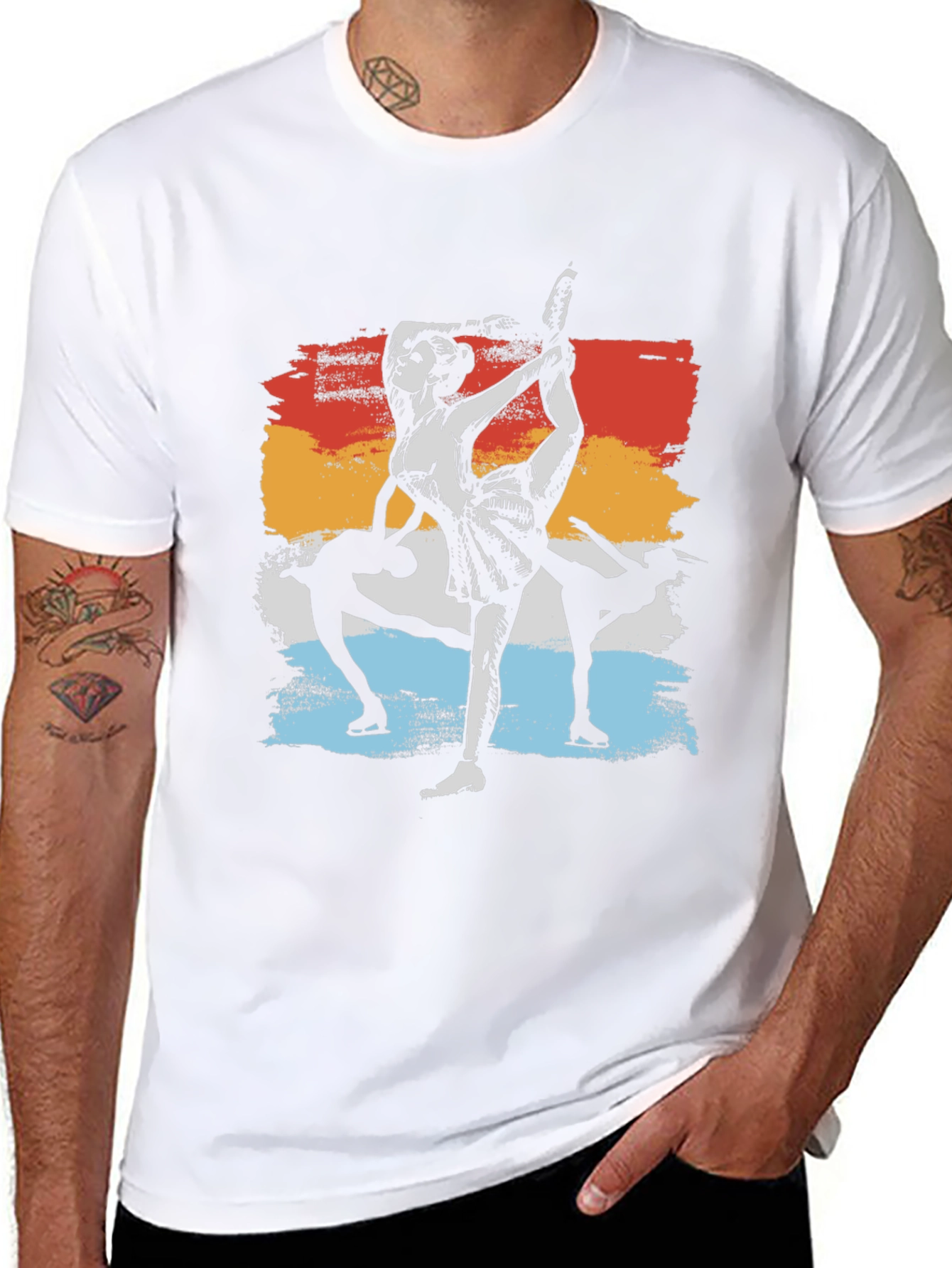Ballet Dancer Graphic T-Shirt - Retro Style