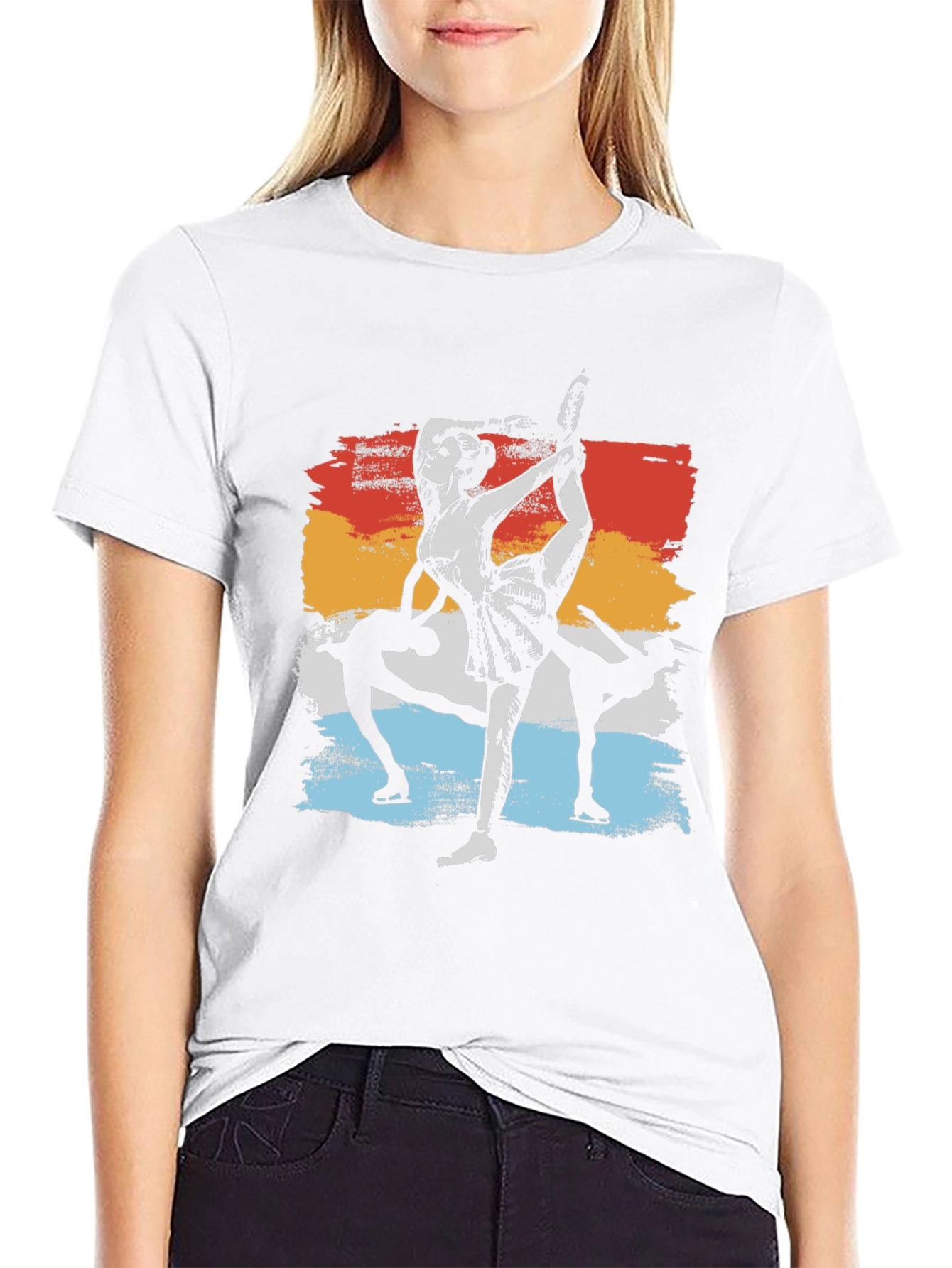 Ballet Dancer Graphic T-Shirt - Retro Style