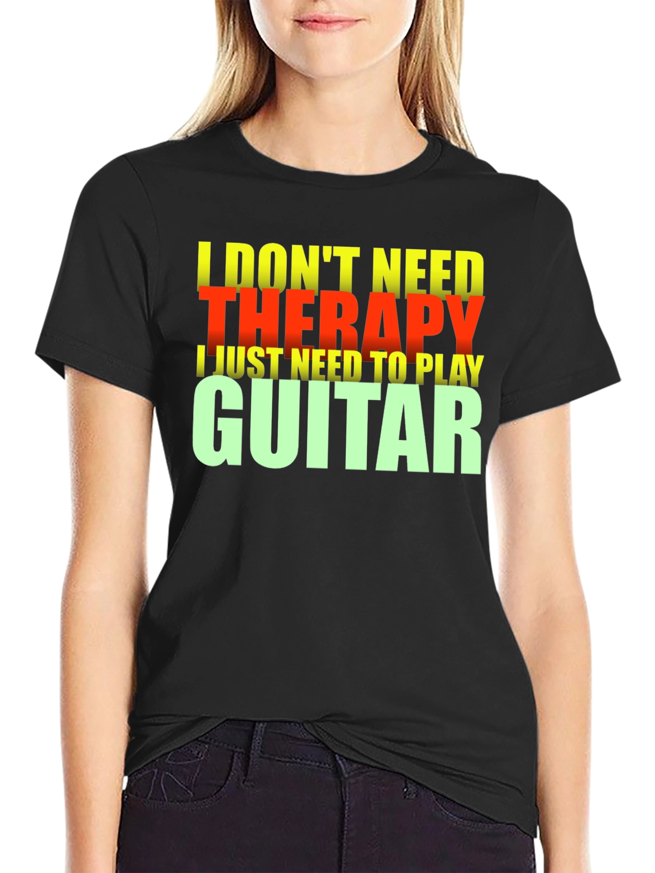 Guitar Therapy T-Shirt - Music Lover Tee