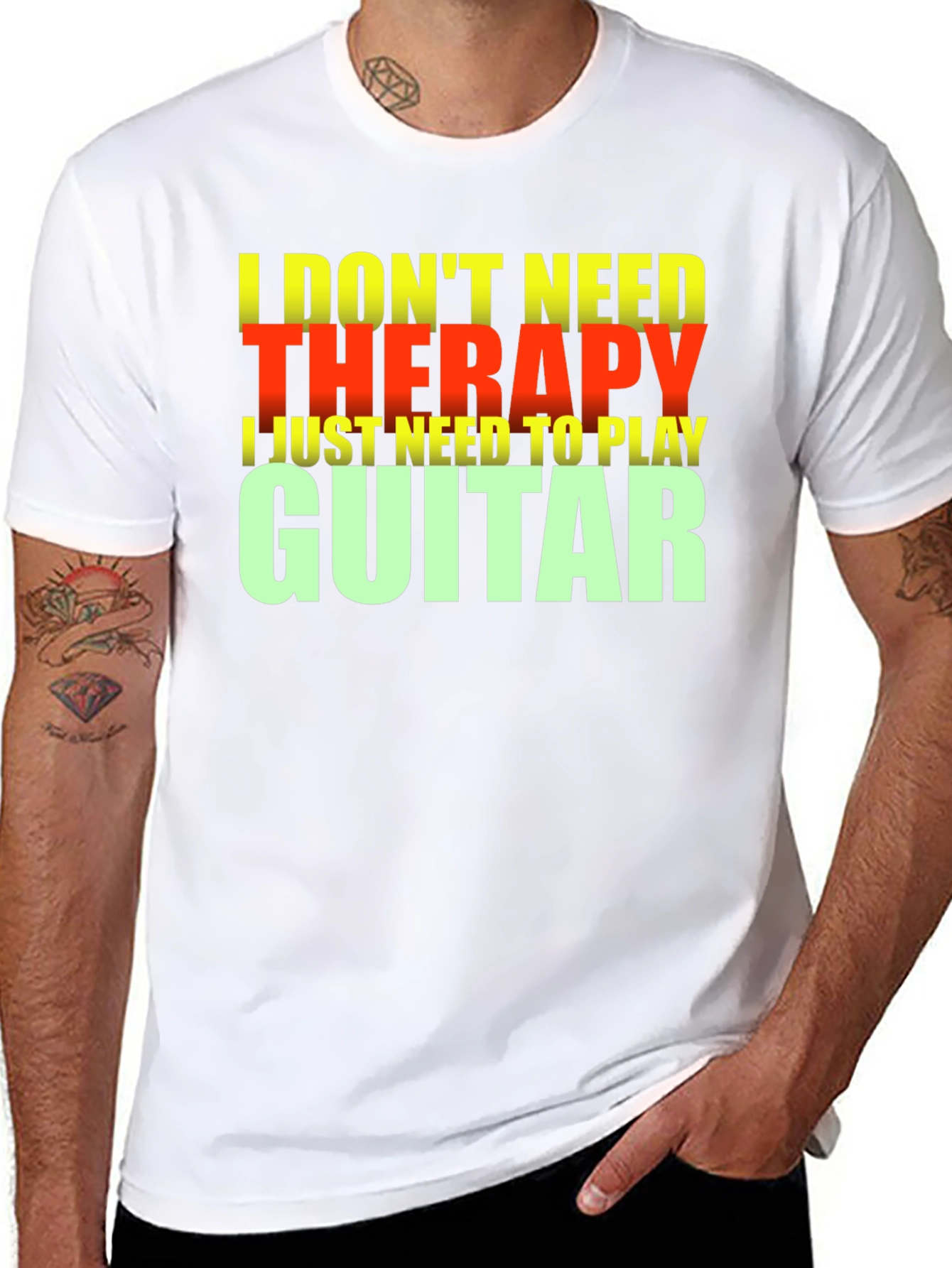 Guitar Therapy T-Shirt - Music Lover Tee