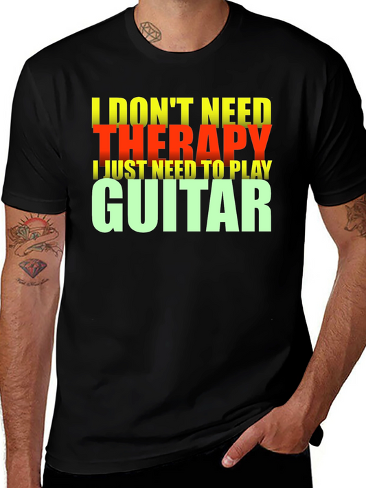 Guitar Therapy T-Shirt - Music Lover Tee