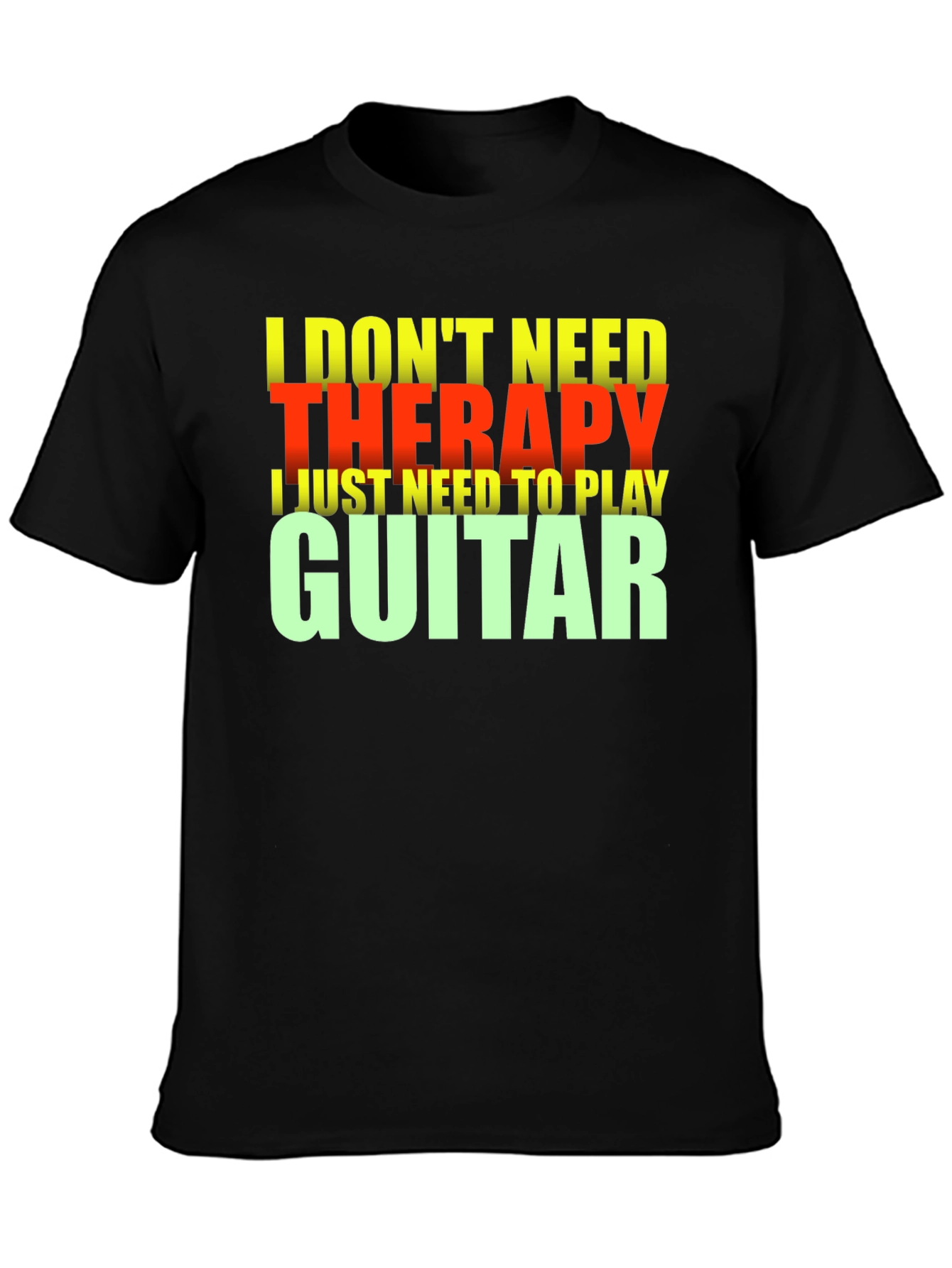 Guitar Therapy T-Shirt - Music Lover Tee