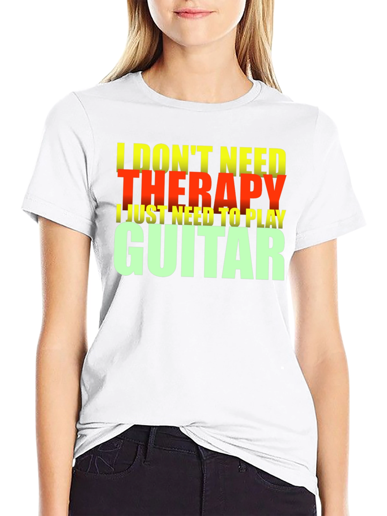 Guitar Therapy T-Shirt - Music Lover Tee