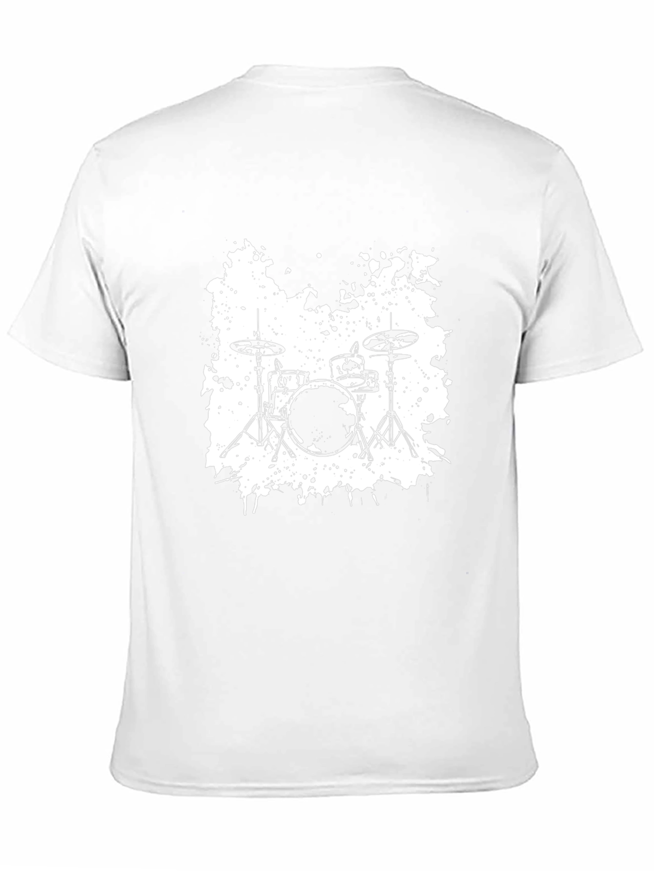 Drum Kit Graphic Black T-Shirt
