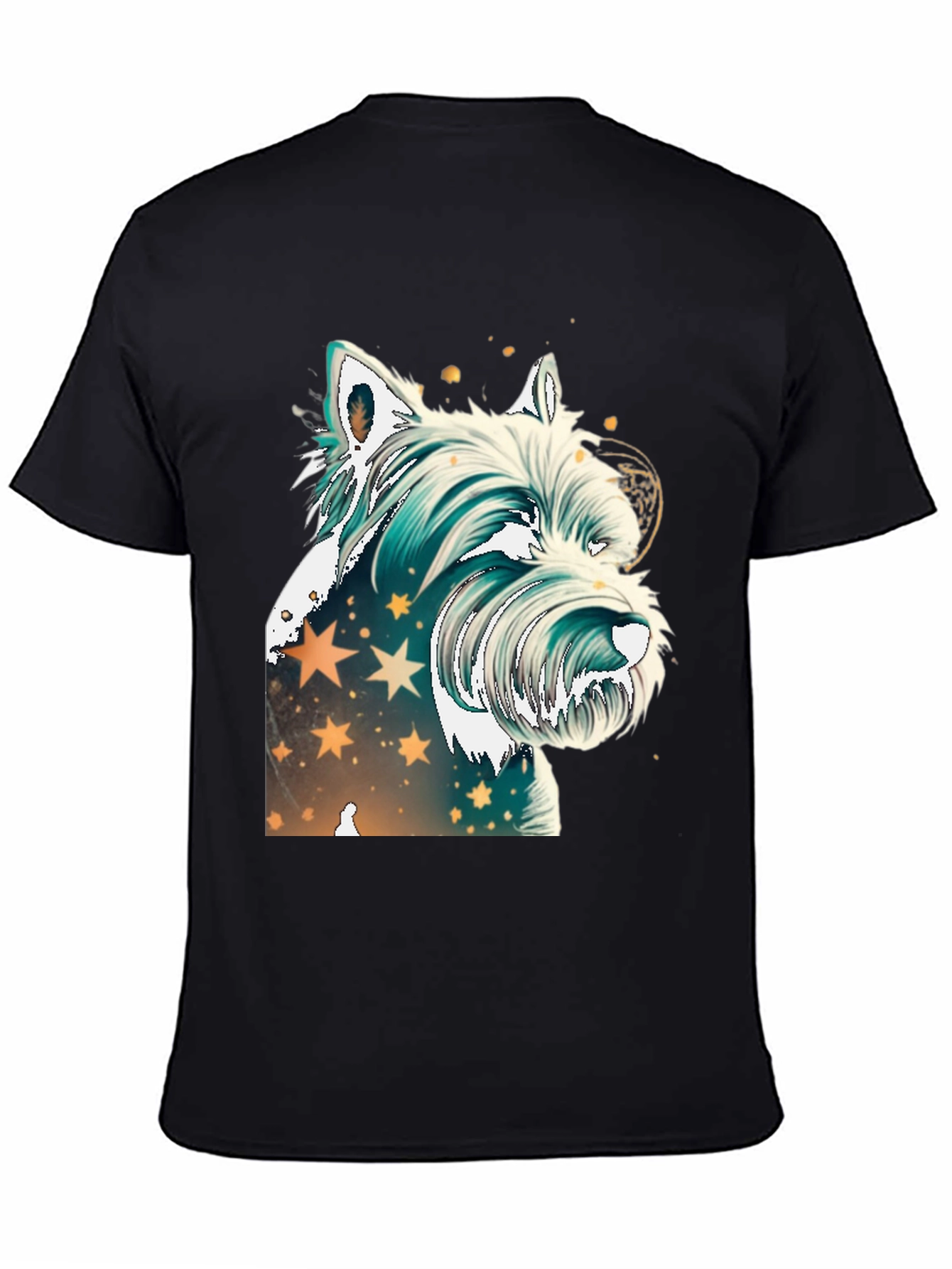 Westie Dog Graphic Tee - Starry Design