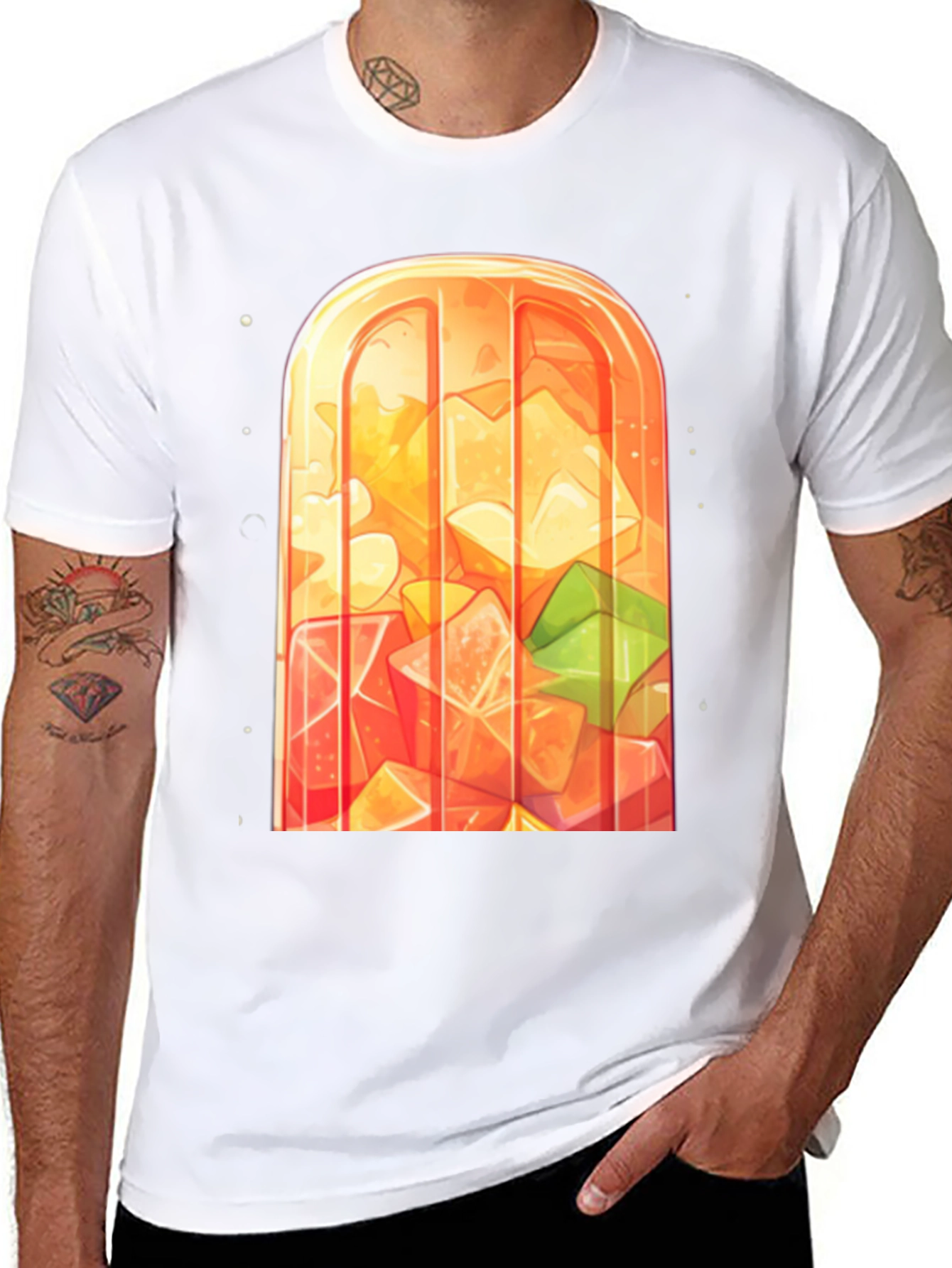 Fun Fruit Popsicle Graphic Tee