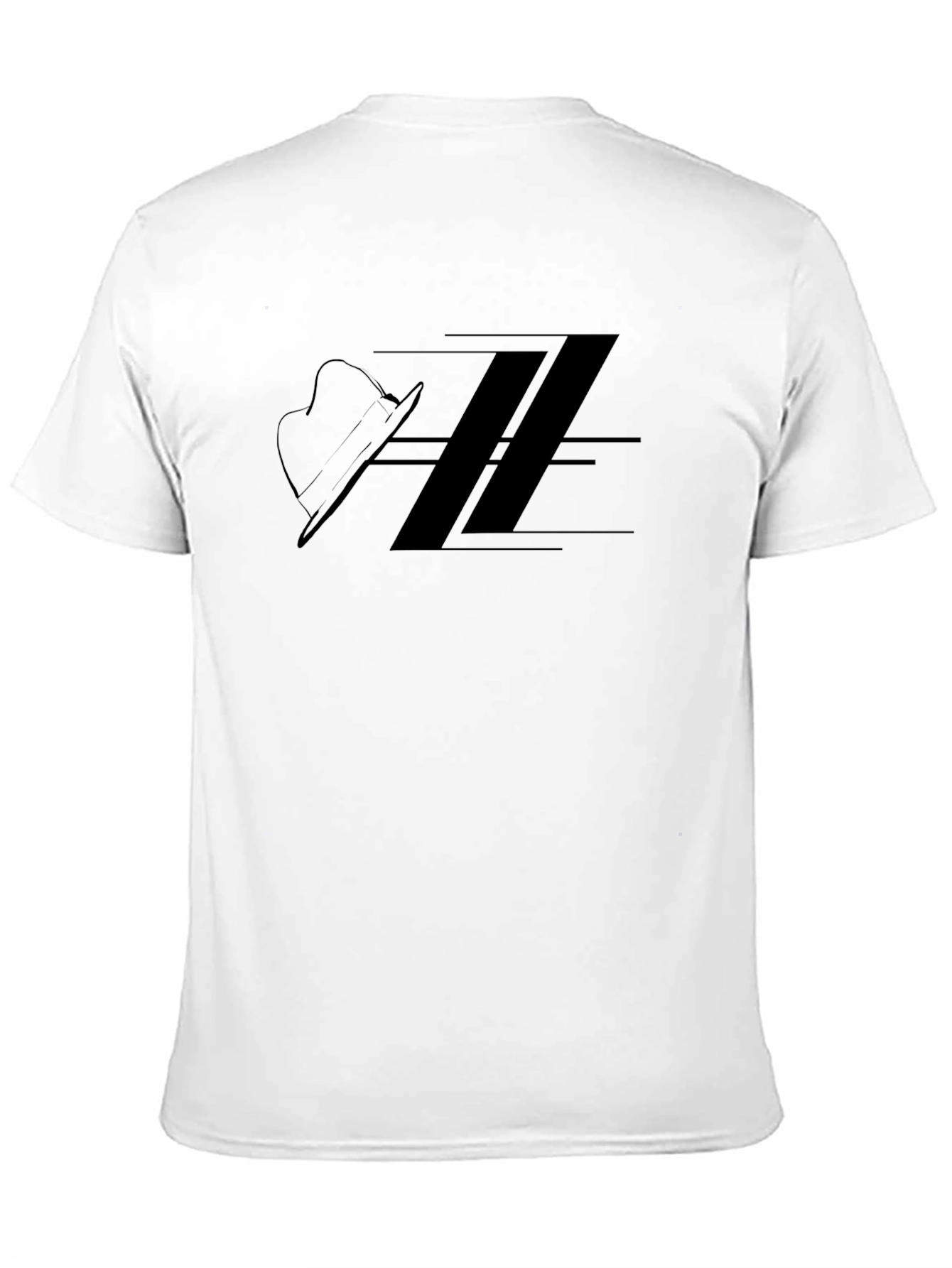 Minimalist Cowboy Hat Graphic T-Shirt