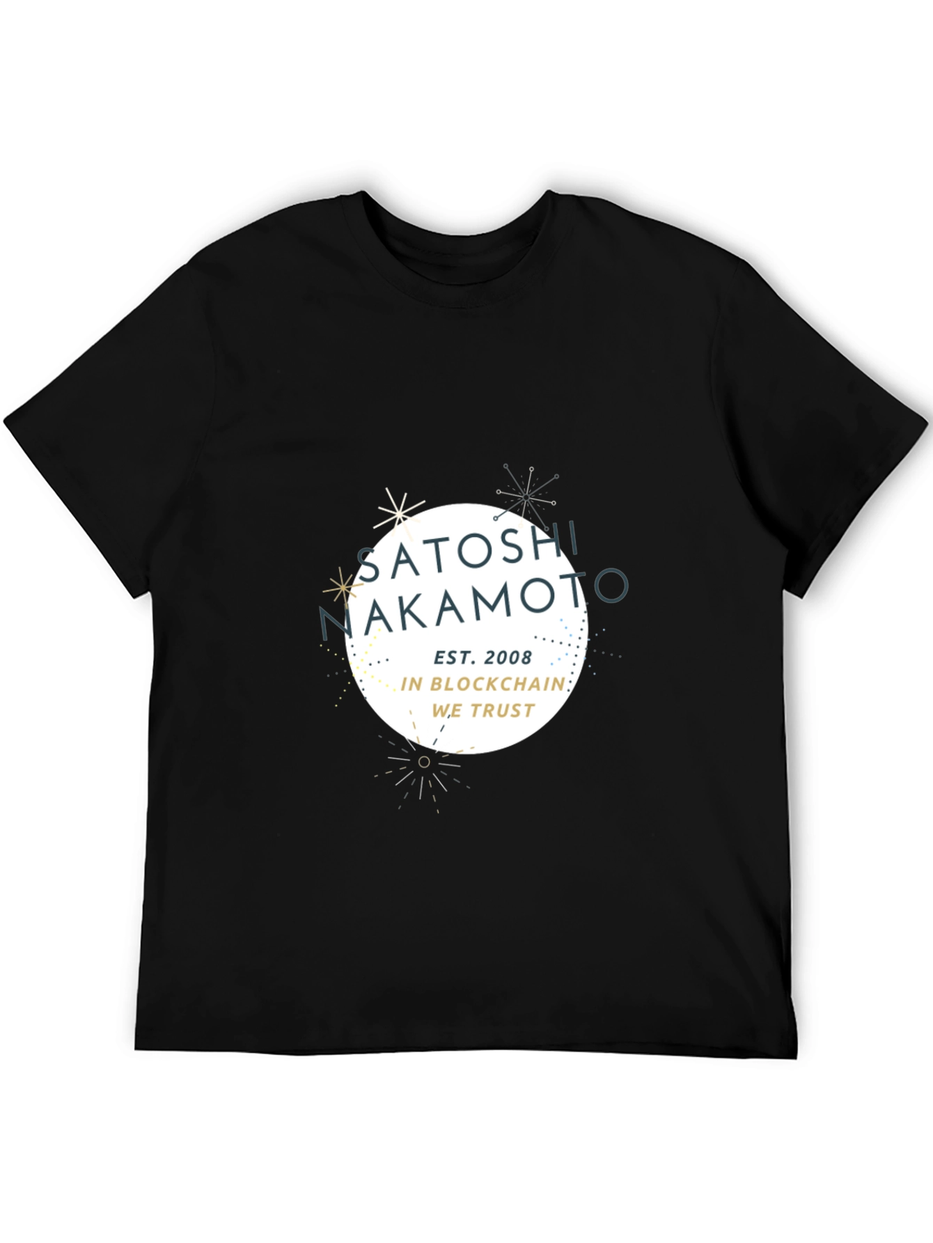 Satoshi Nakamoto Black T-Shirt