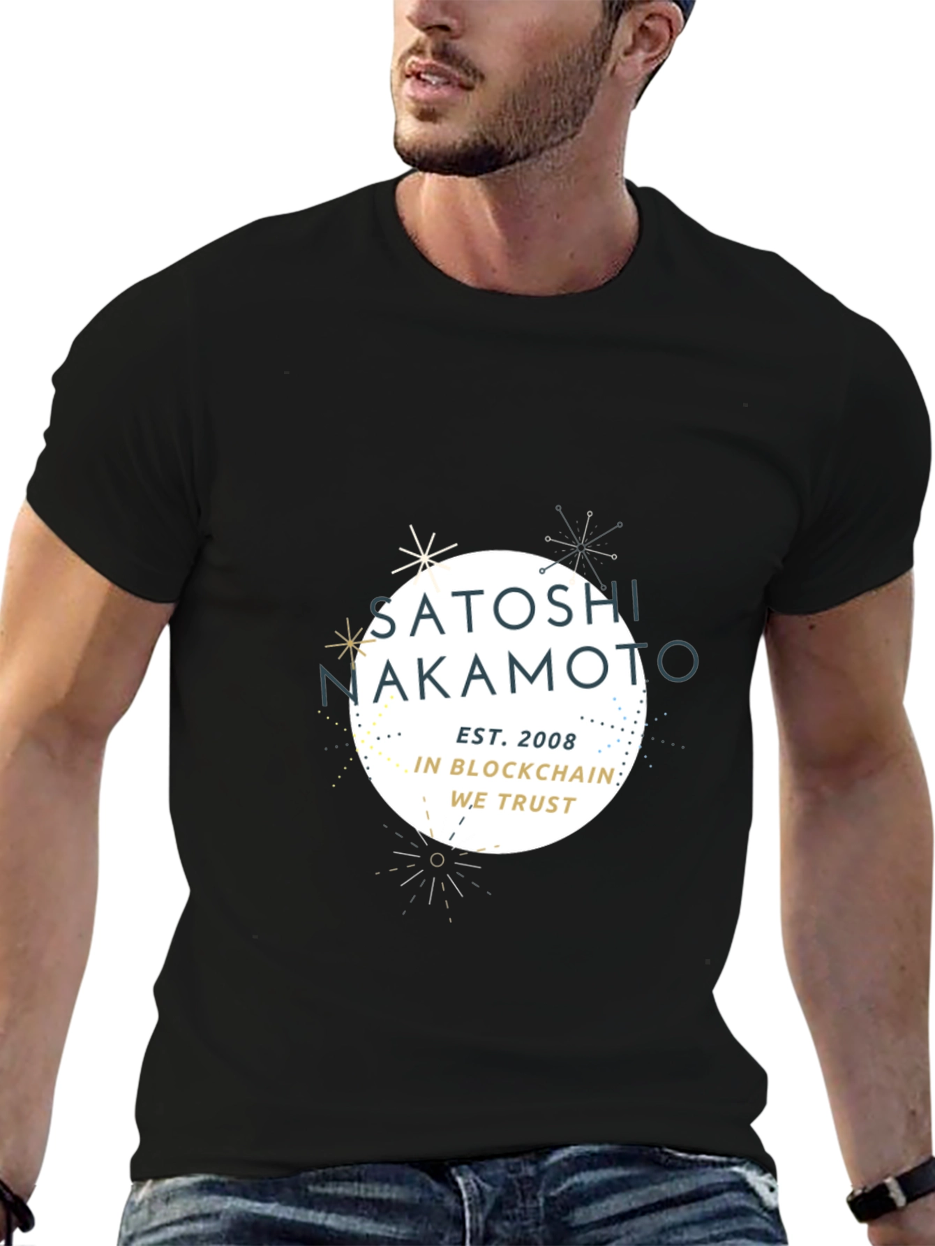 Satoshi Nakamoto Black T-Shirt