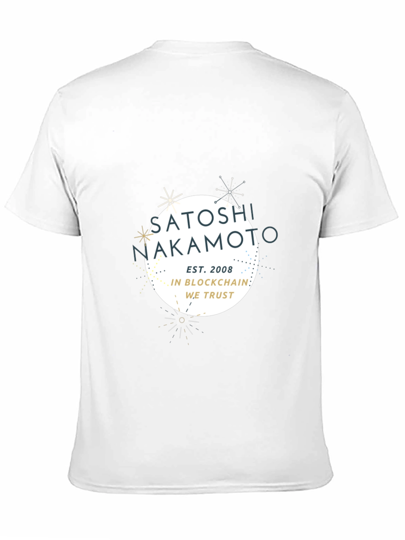 Satoshi Nakamoto Black T-Shirt