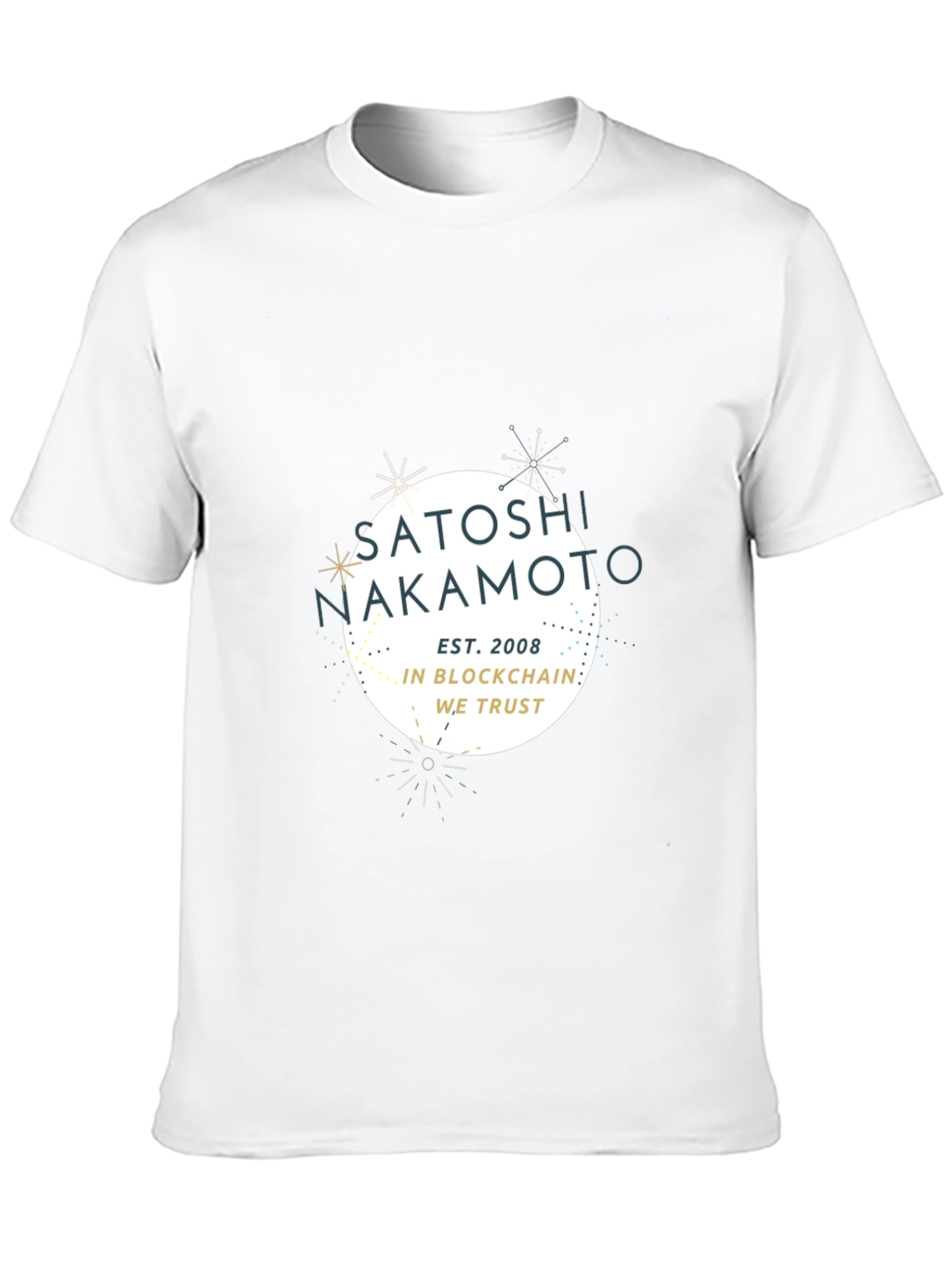 Satoshi Nakamoto Black T-Shirt