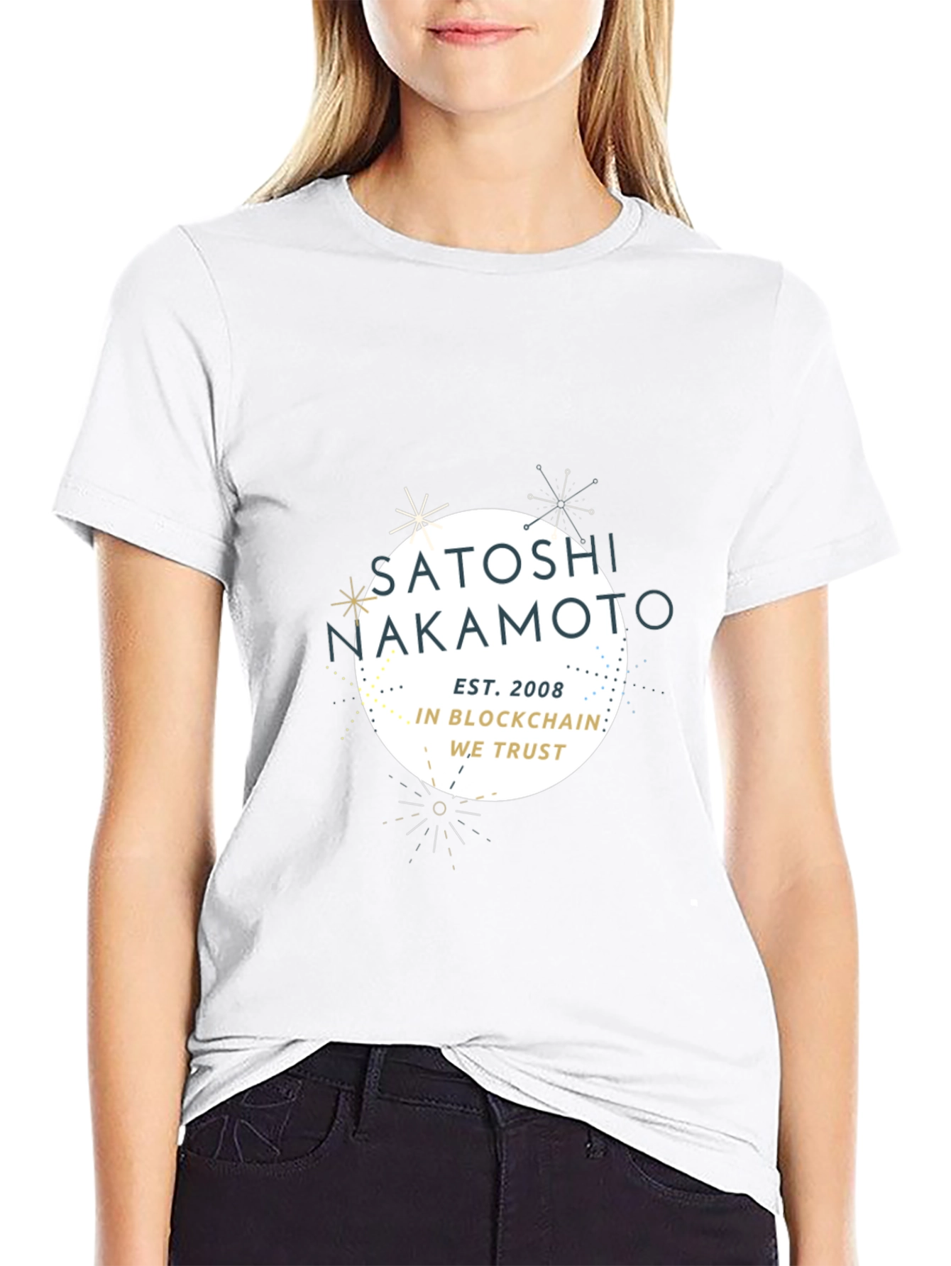 Satoshi Nakamoto Black T-Shirt