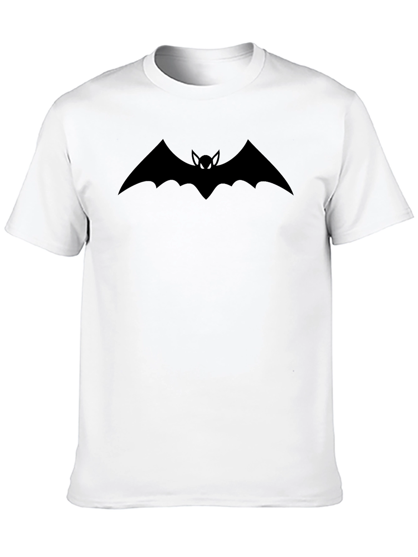 Black Bat Logo T-Shirt - Dark Knight Style