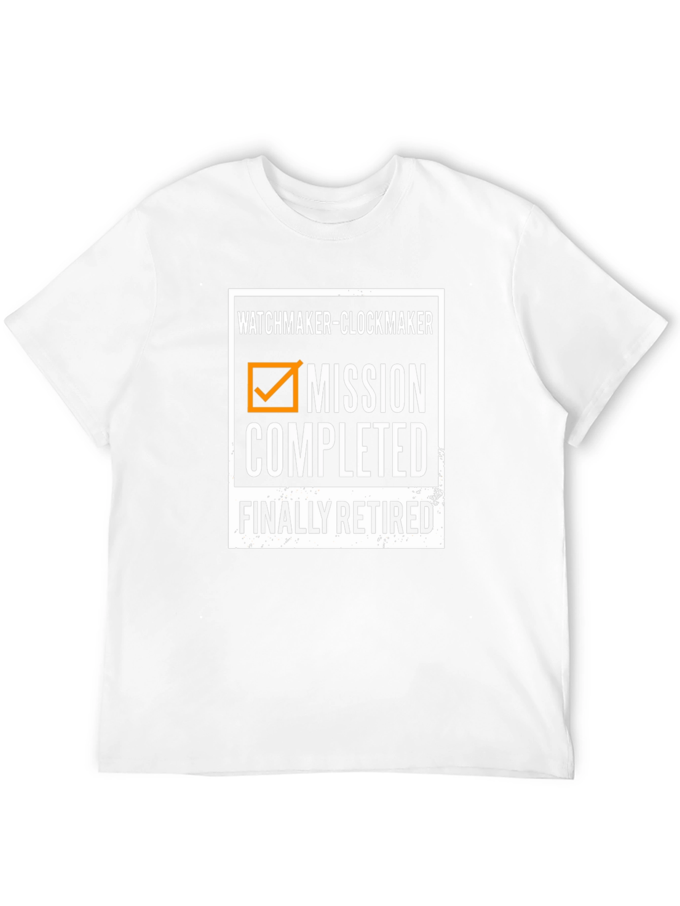 Watchmaker Clockmaker Retirement Mission Completed T-Shirt