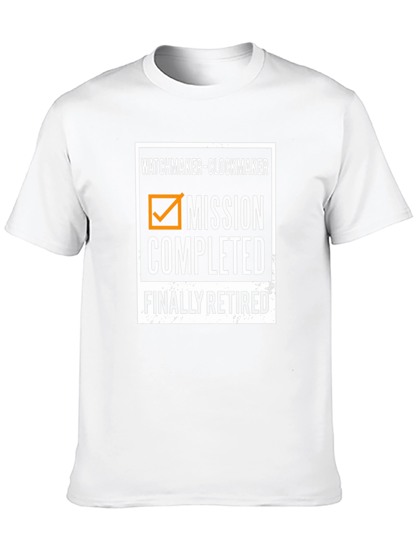 Watchmaker Clockmaker Retirement Mission Completed T-Shirt