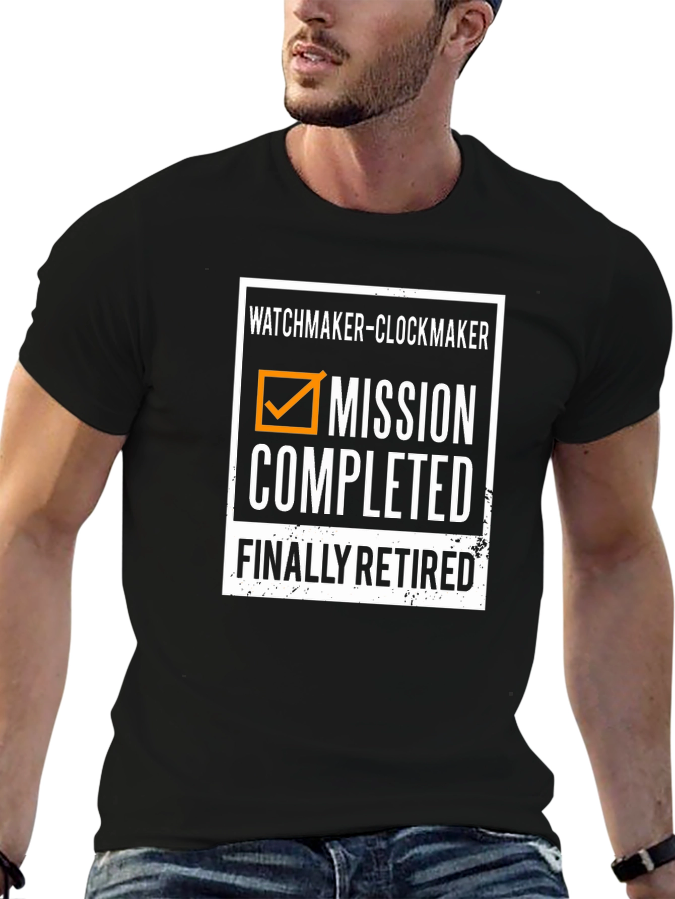 Watchmaker Clockmaker Retirement Mission Completed T-Shirt