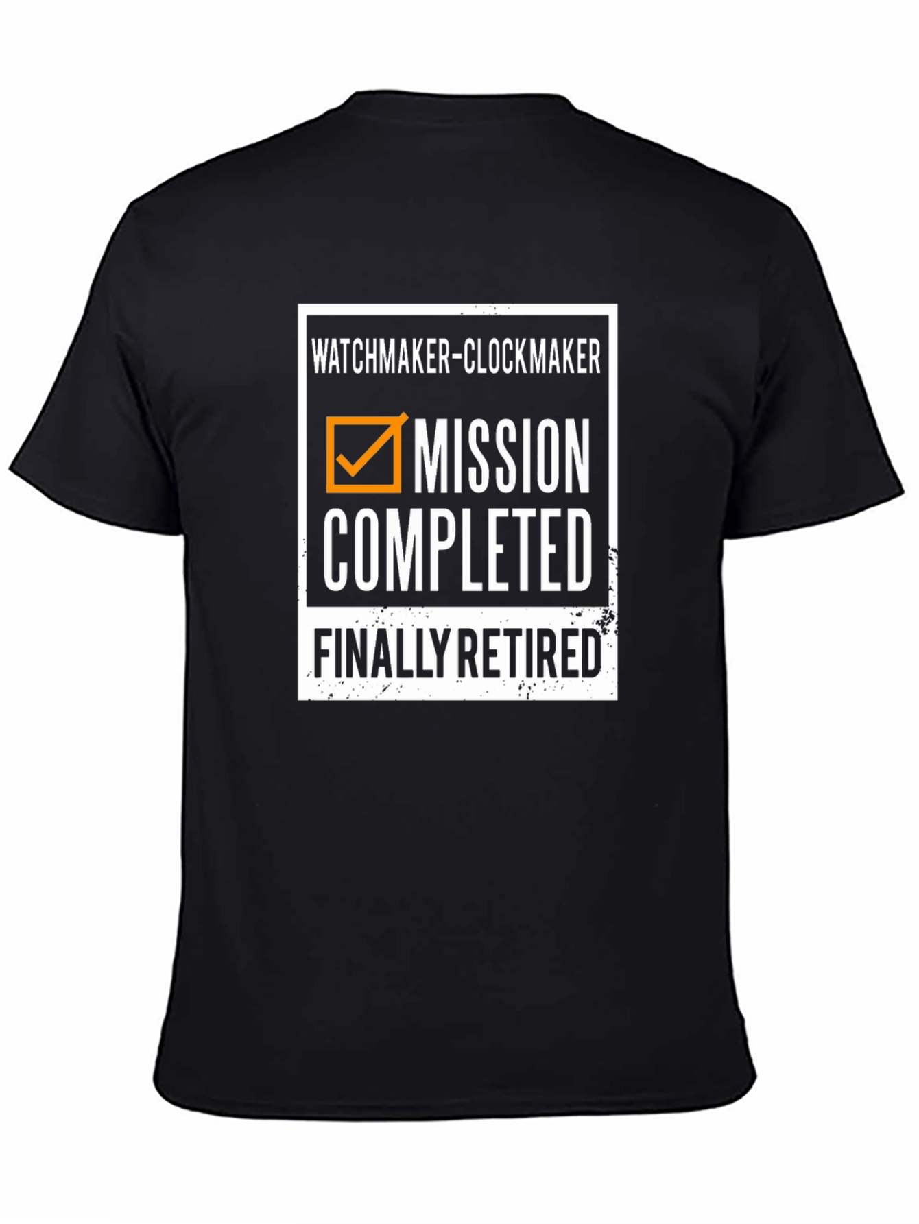 Watchmaker Clockmaker Retirement Mission Completed T-Shirt