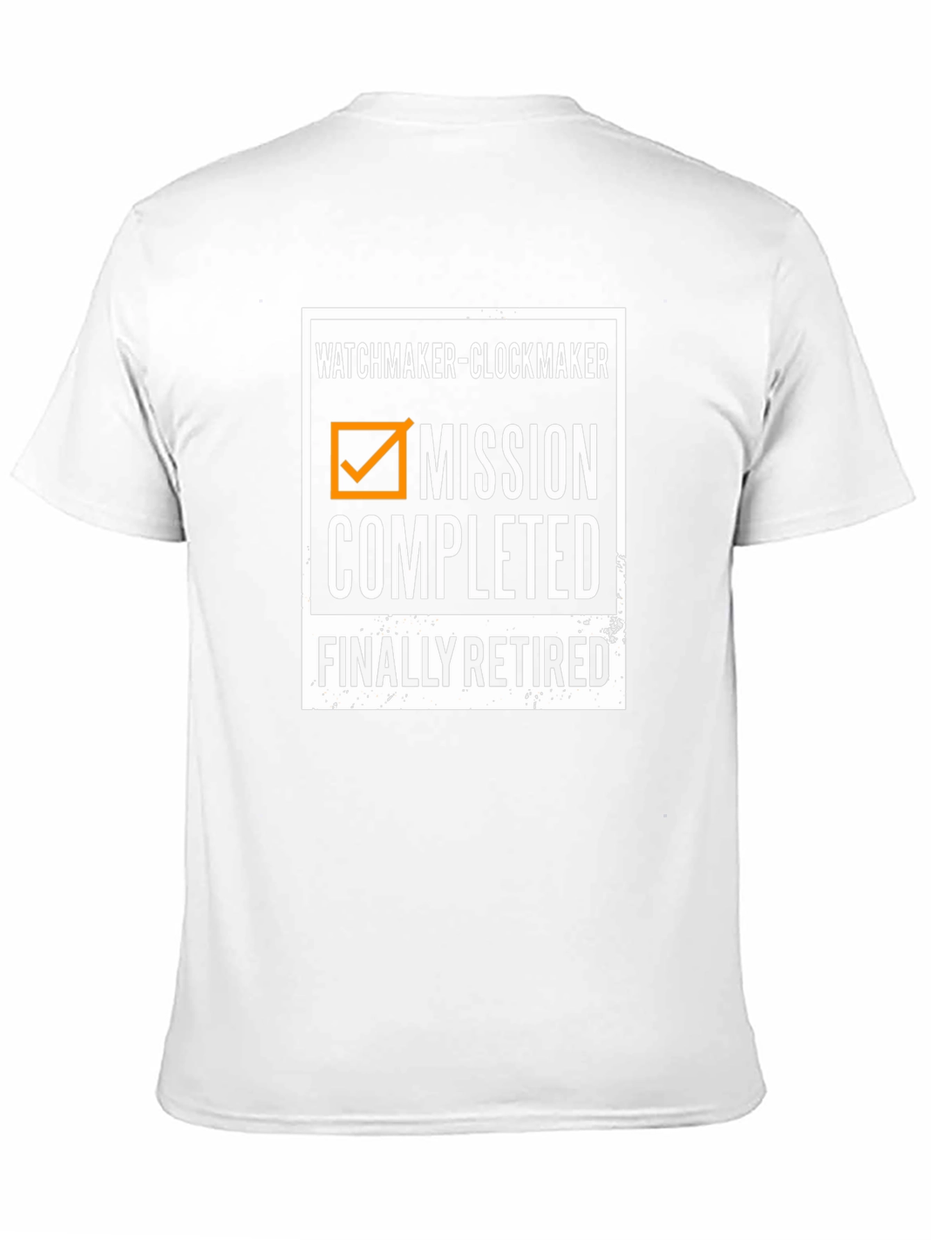 Watchmaker Clockmaker Retirement Mission Completed T-Shirt