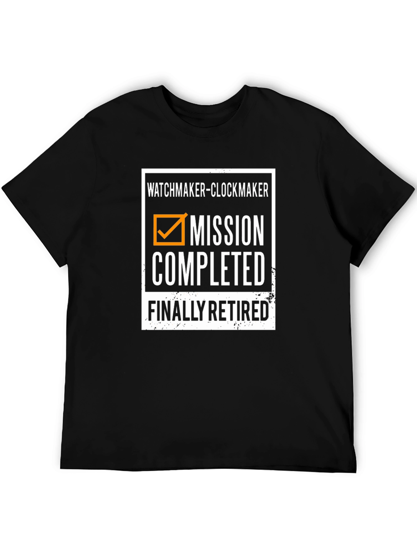 Watchmaker Clockmaker Retirement Mission Completed T-Shirt