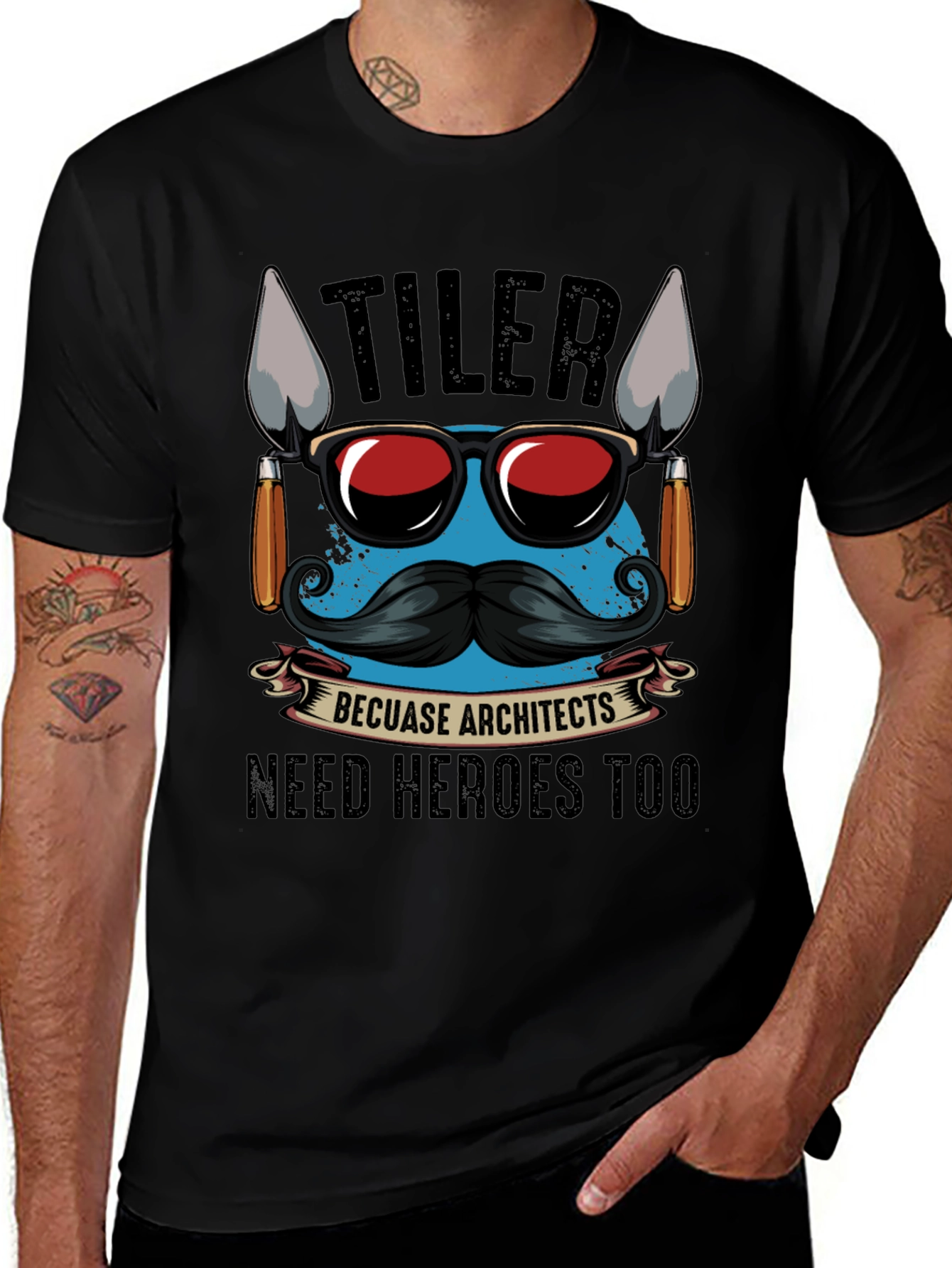 Tiler Hero T-Shirt - Architect Tribute Tee