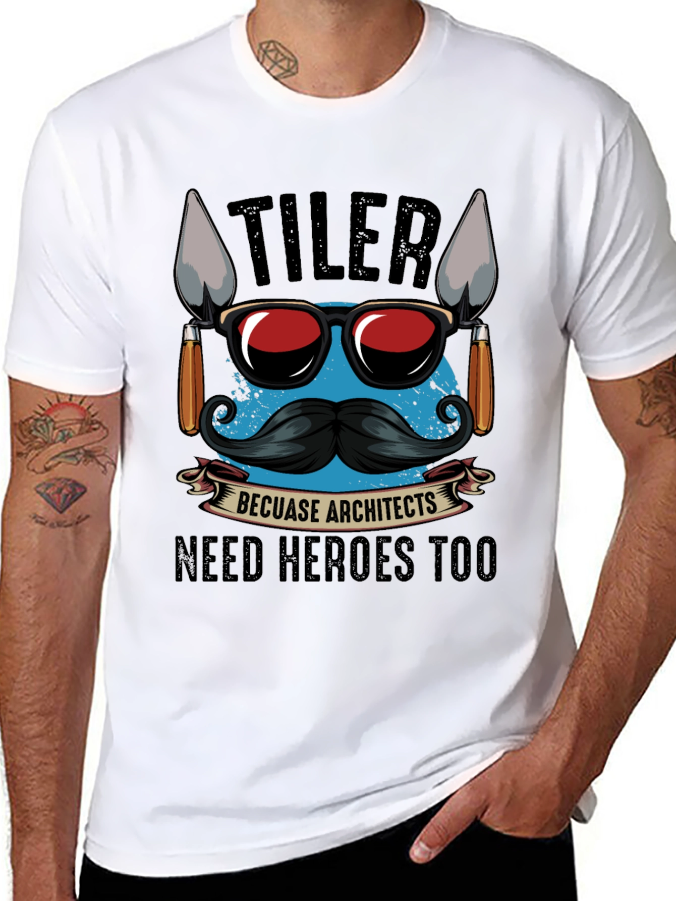 Tiler Hero T-Shirt - Architect Tribute Tee