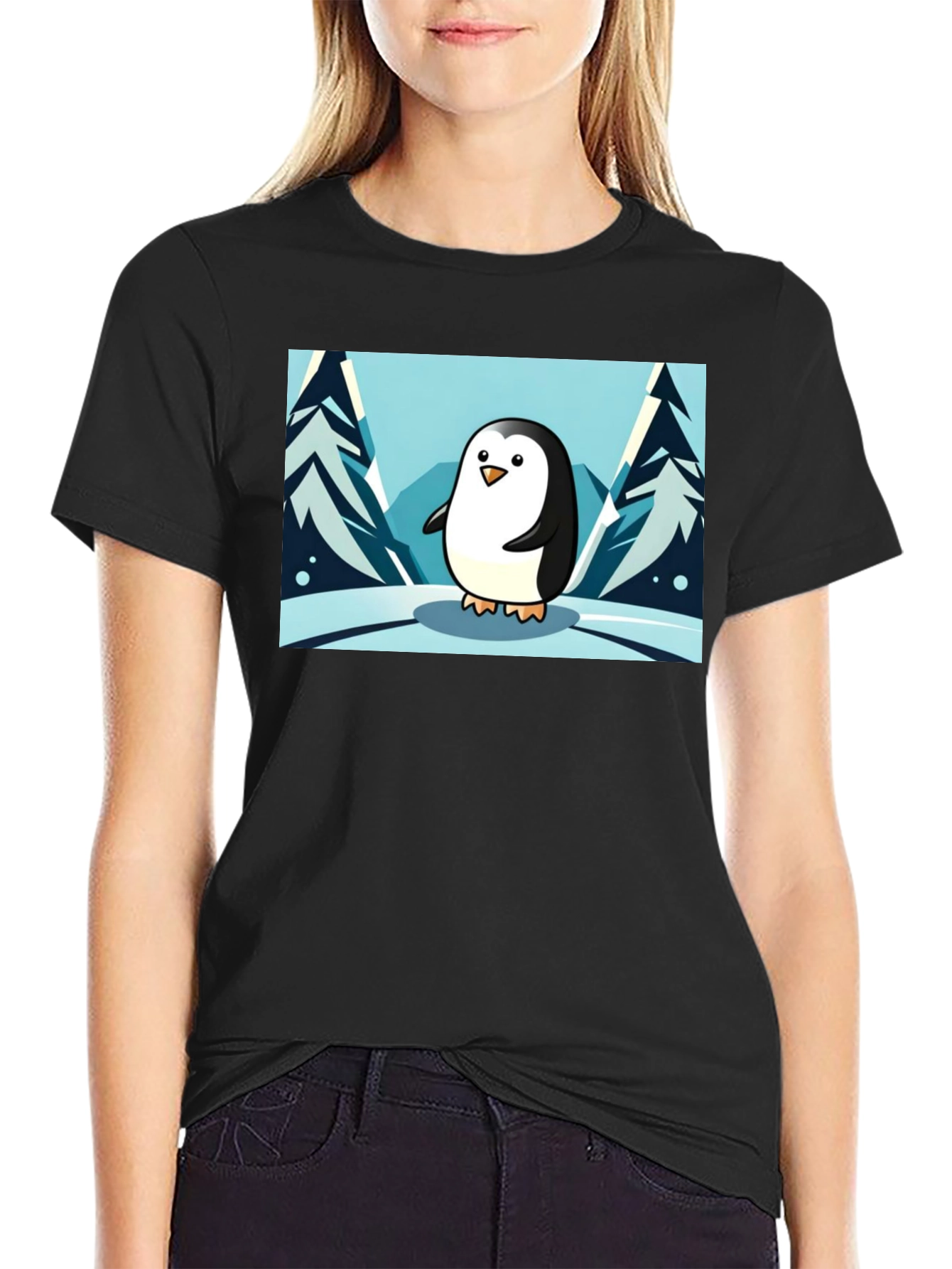 Penguin T-Shirt - Cool Cartoon Design