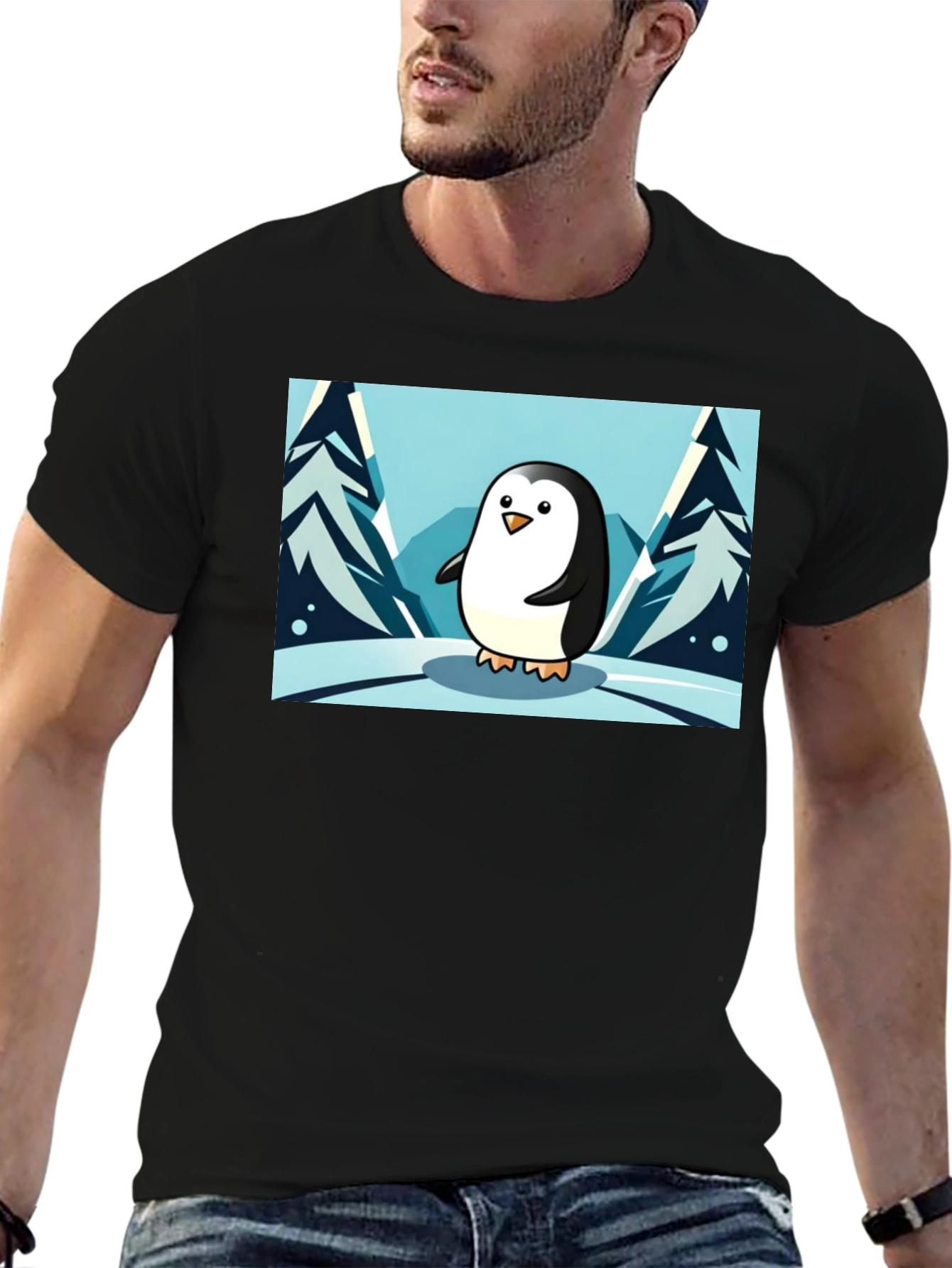 Penguin T-Shirt - Cool Cartoon Design