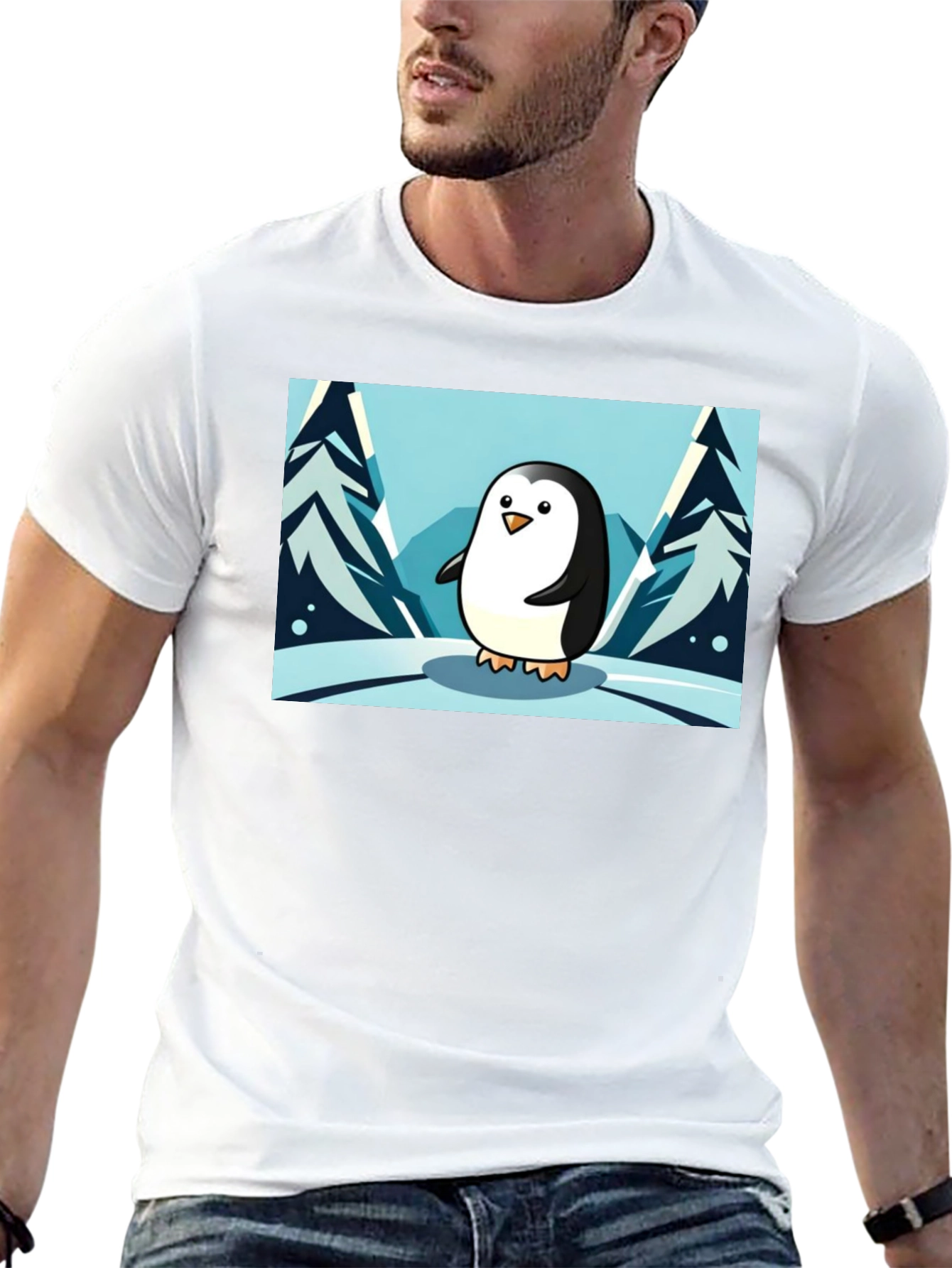 Penguin T-Shirt - Cool Cartoon Design