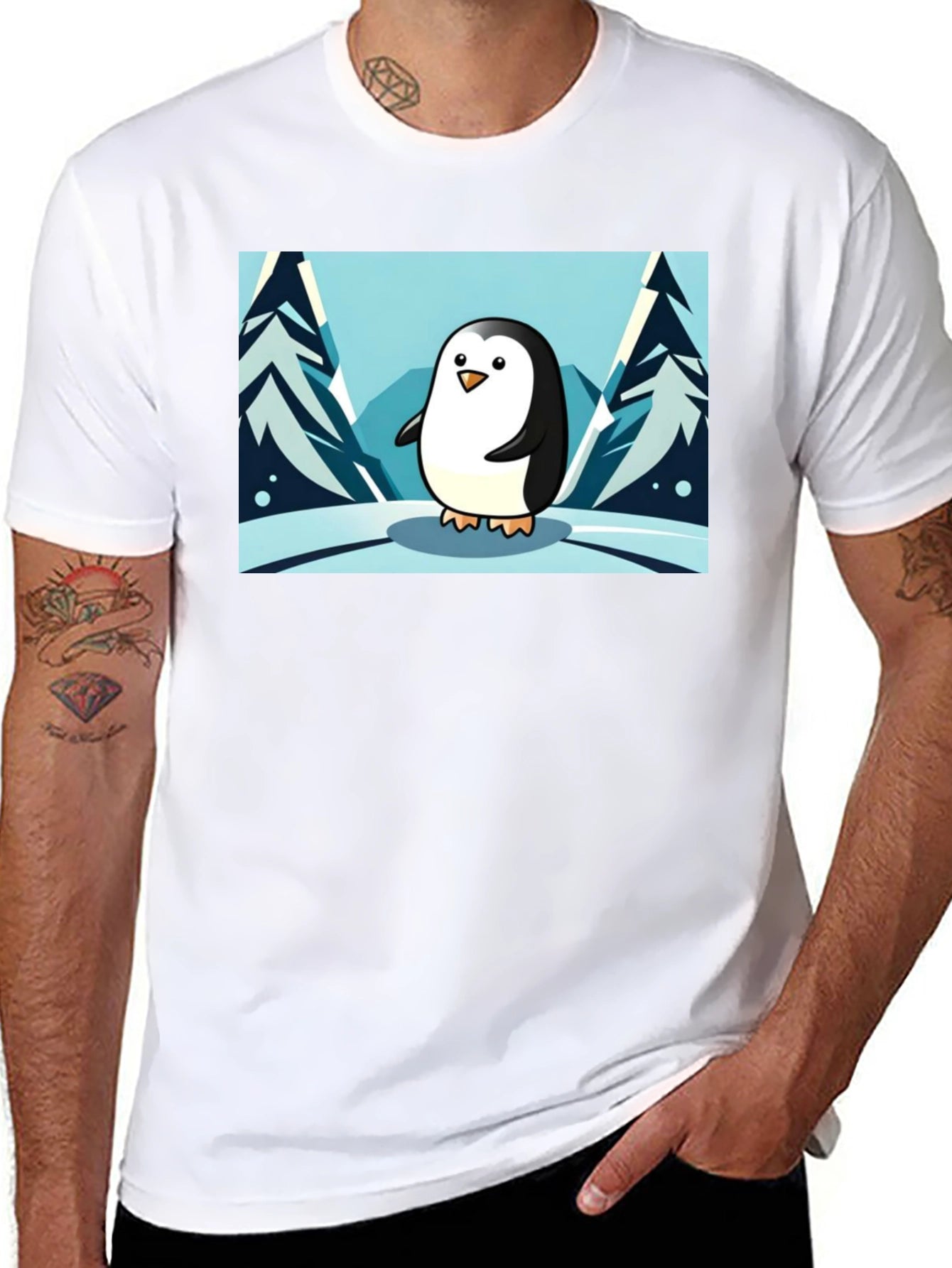 Penguin T-Shirt - Cool Cartoon Design