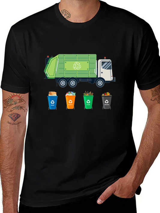 Recycle Truck T-Shirt - Eco-Friendly Design