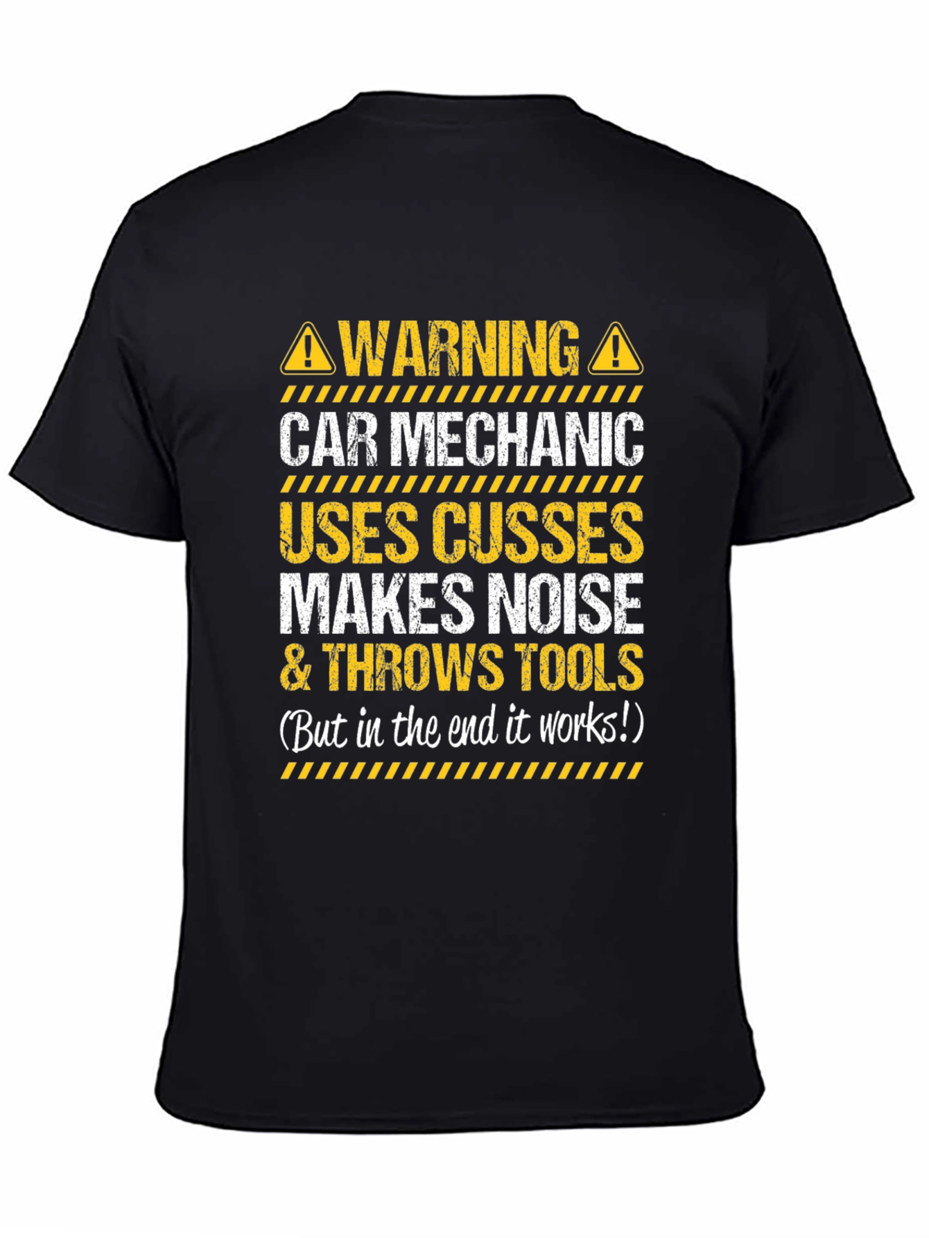 Warning Car Mechanic T-Shirt