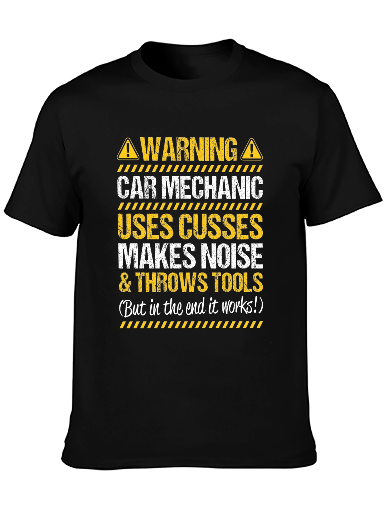 Warning Car Mechanic T-Shirt