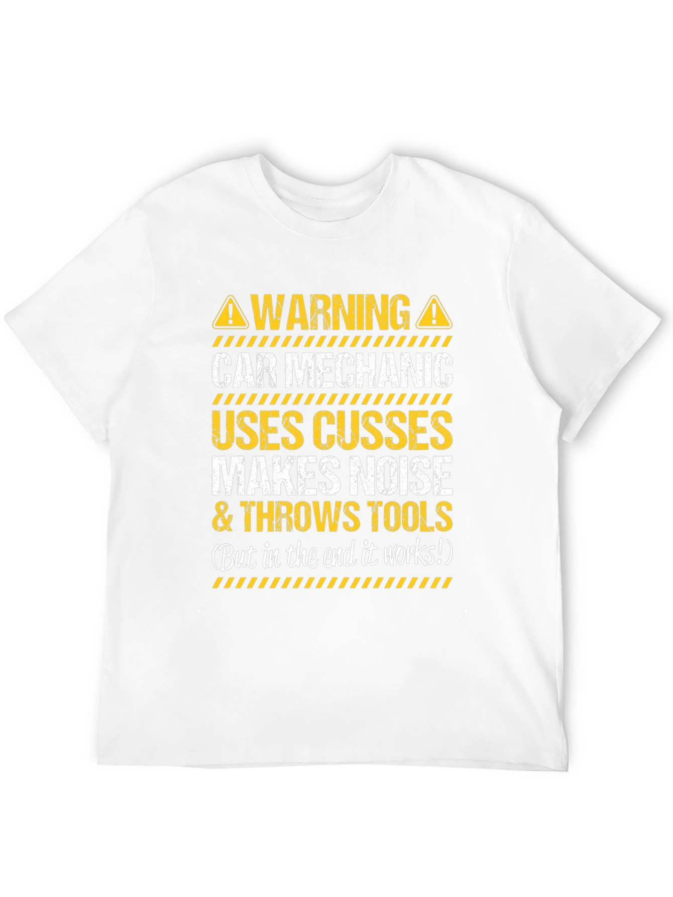 Warning Car Mechanic T-Shirt