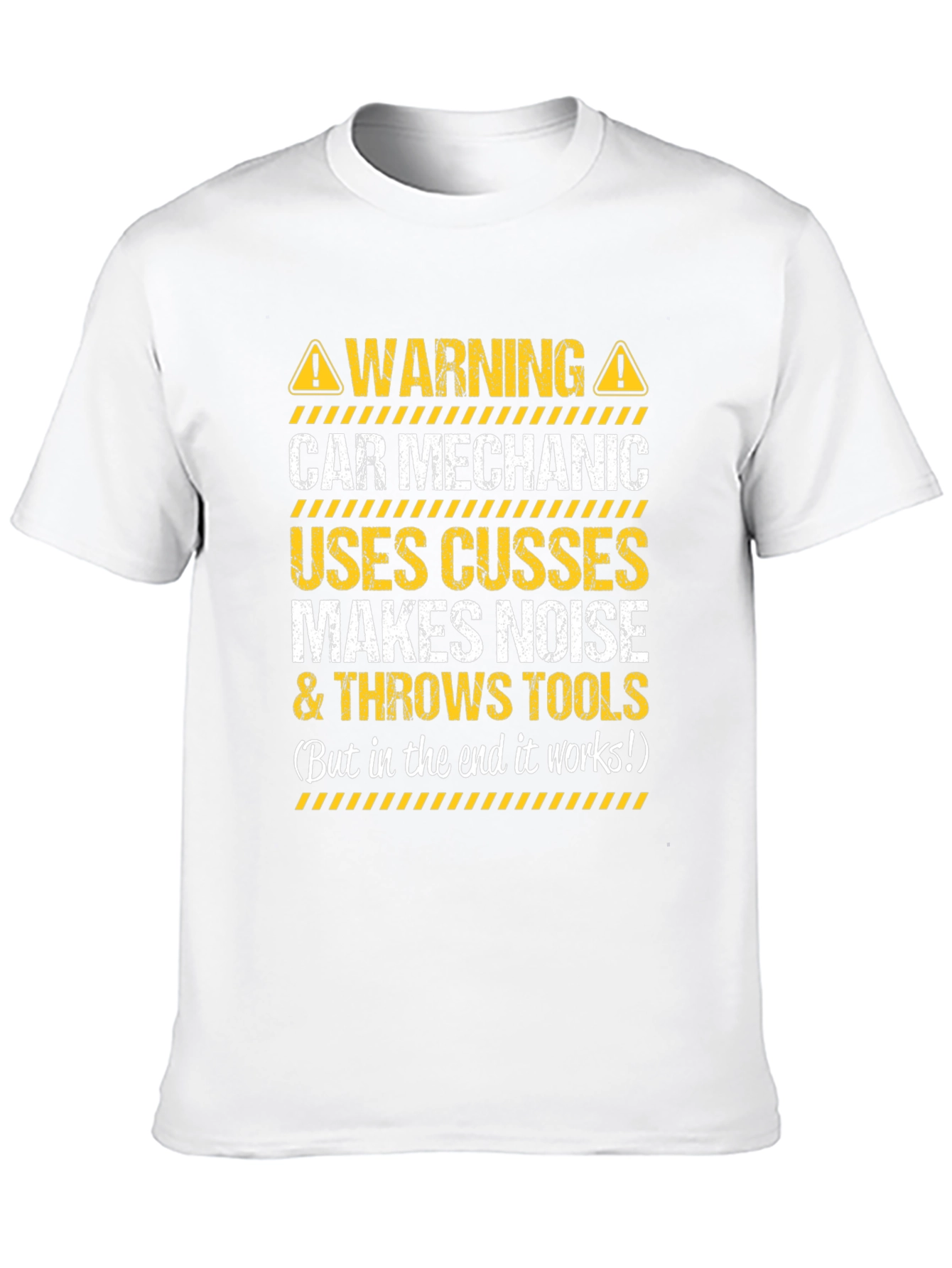 Warning Car Mechanic T-Shirt