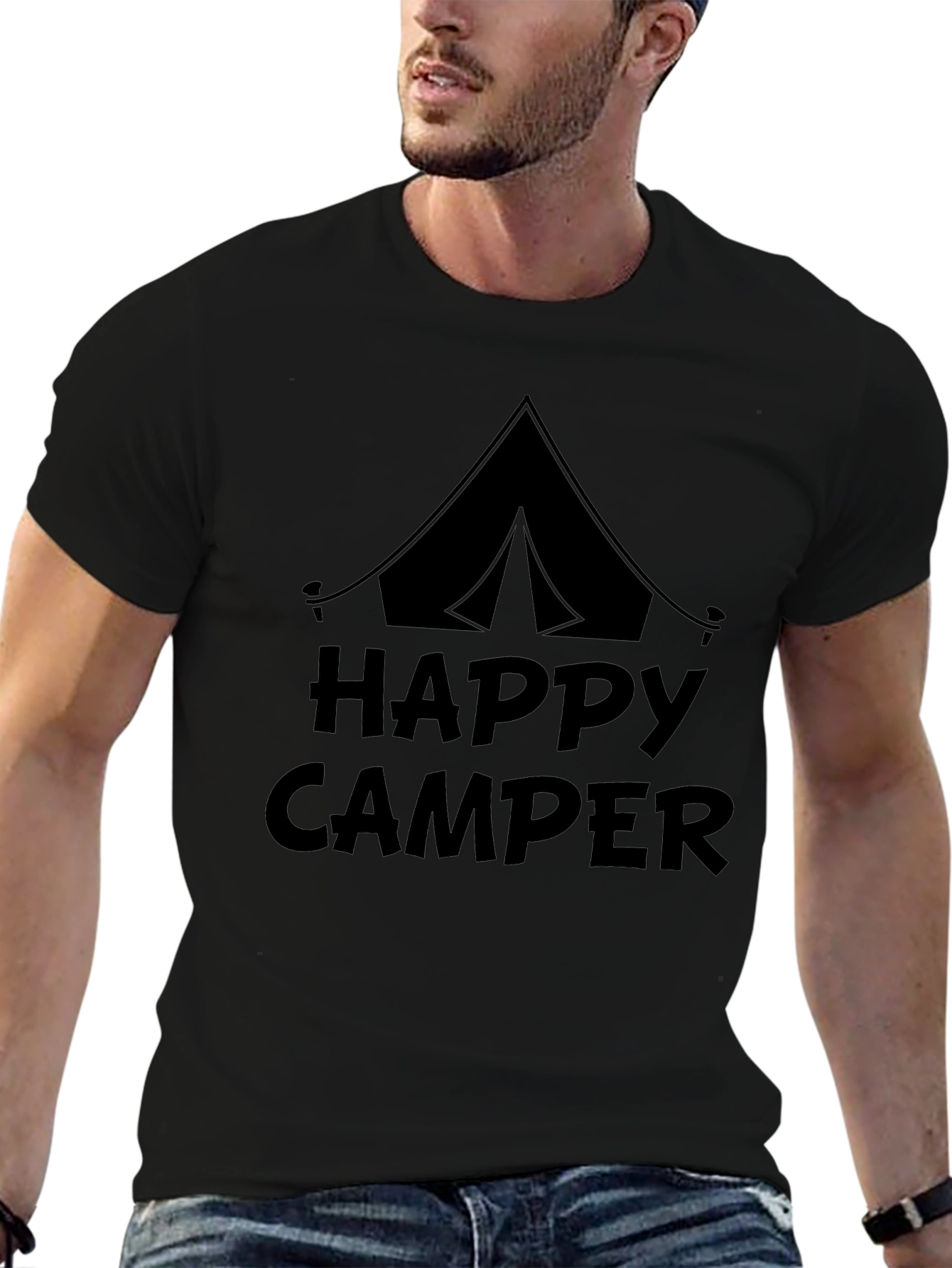 Happy Camper T-Shirt - Camping Adventure Tee