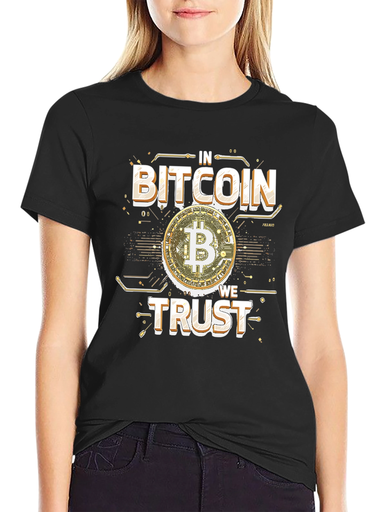 Bitcoin T-Shirt - Crypto In We Trust